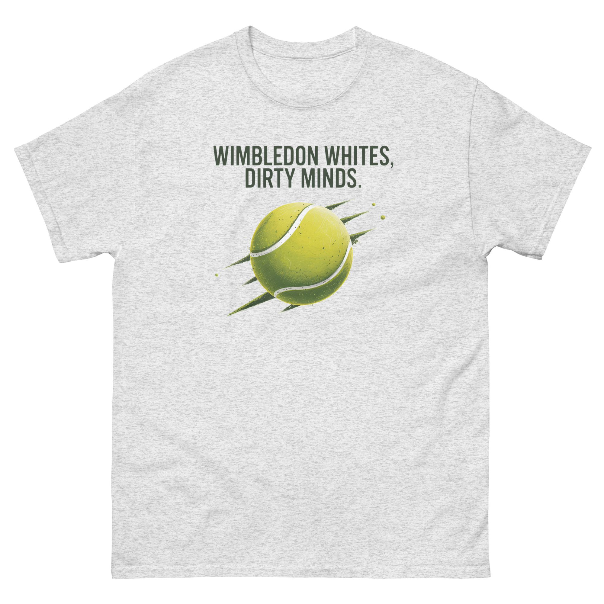 unisex classic tee | wimbledon whites, dirty minds unisex classic tee | wimbledon whites, dirty minds