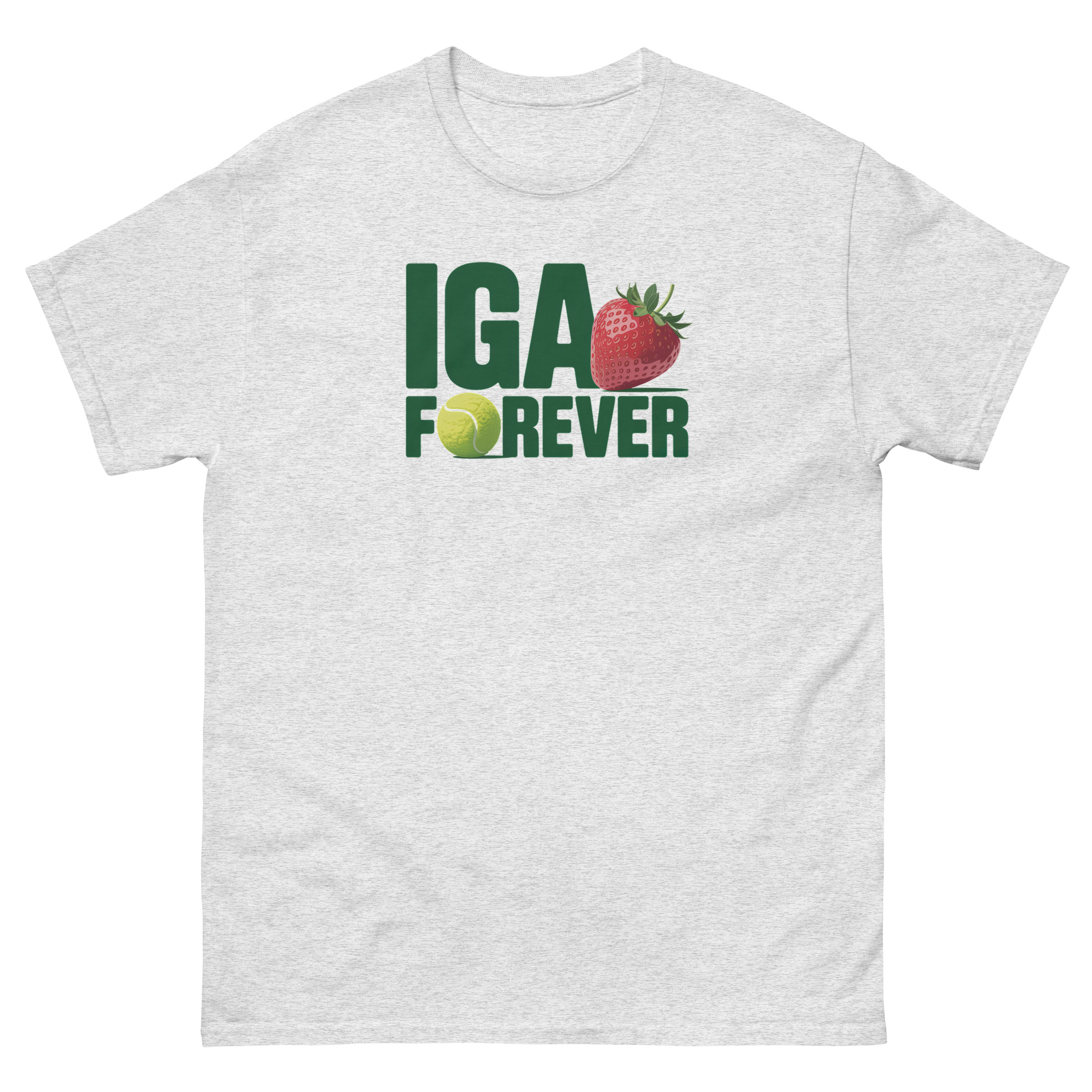 iga forever | tennis superstar | unisex classic tee iga forever | tennis superstar | unisex classic tee
