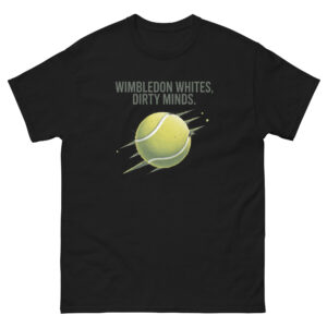unisex classic tee | wimbledon whites dirty minds
