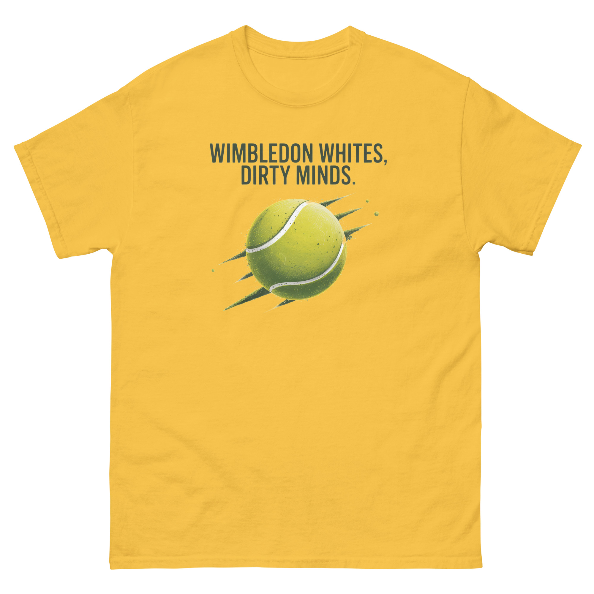 unisex classic tee | wimbledon whites, dirty minds unisex classic tee | wimbledon whites, dirty minds