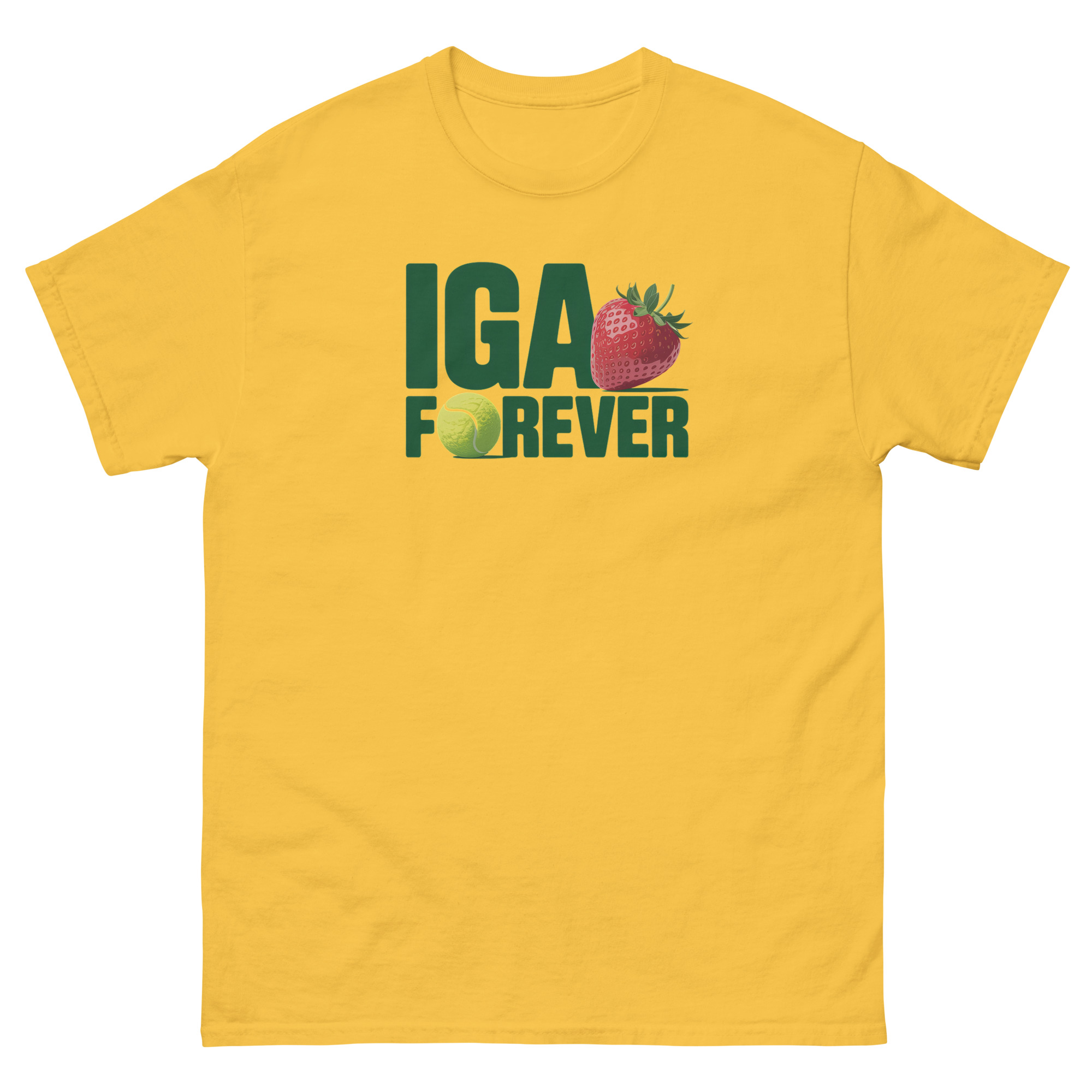 iga forever | tennis superstar | unisex classic tee iga forever | tennis superstar | unisex classic tee