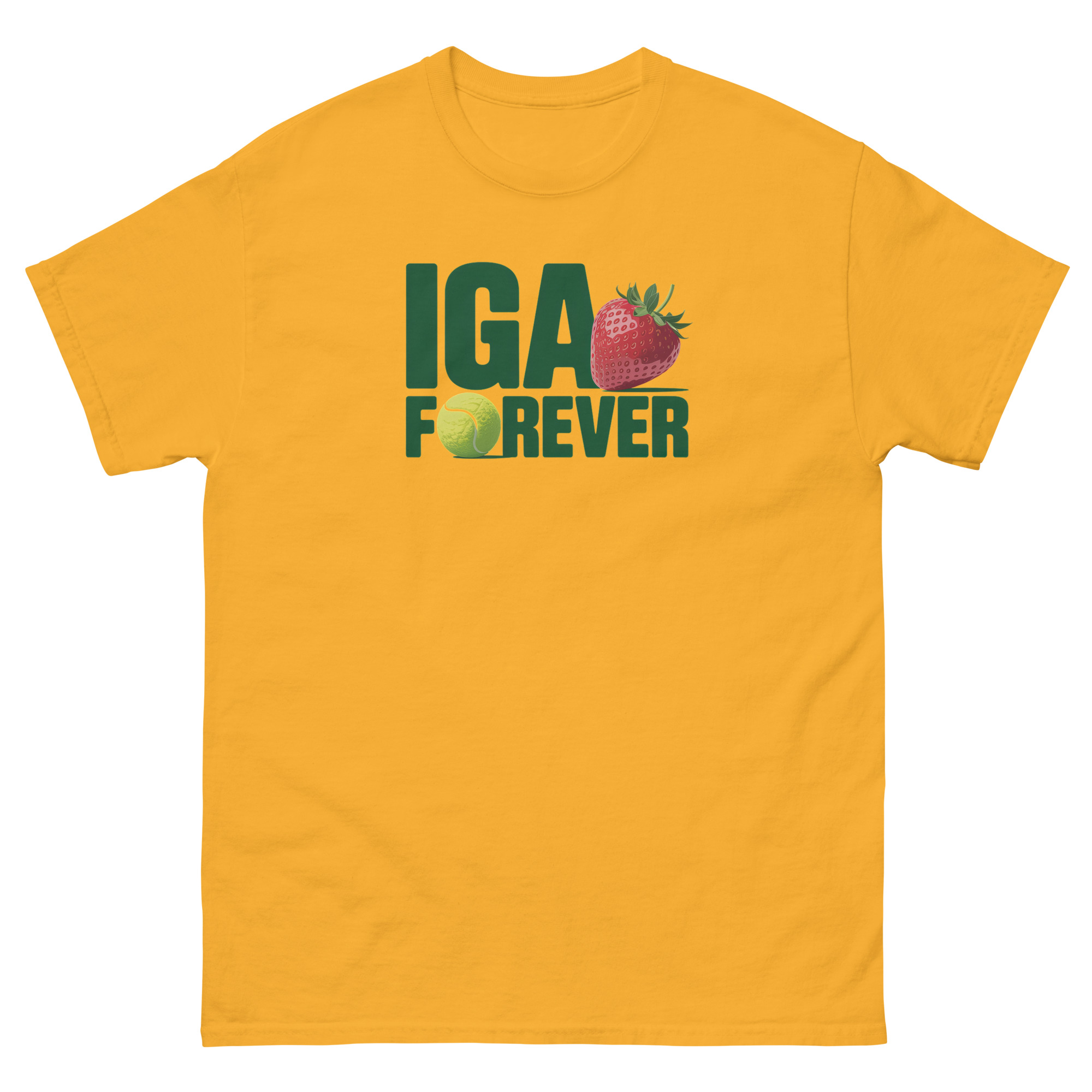 iga forever | tennis superstar | unisex classic tee iga forever | tennis superstar | unisex classic tee