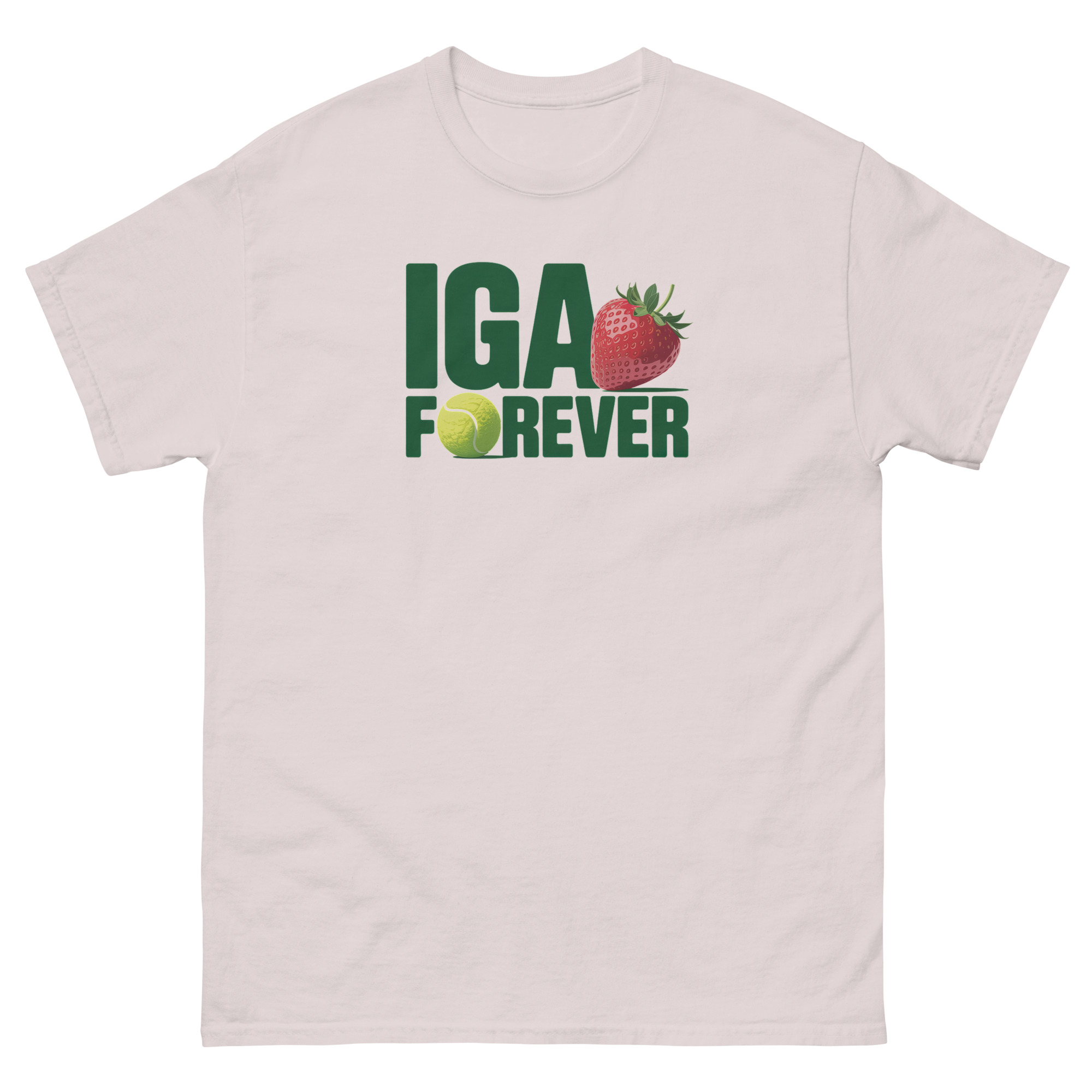 iga forever | tennis superstar | unisex classic tee iga forever | tennis superstar | unisex classic tee