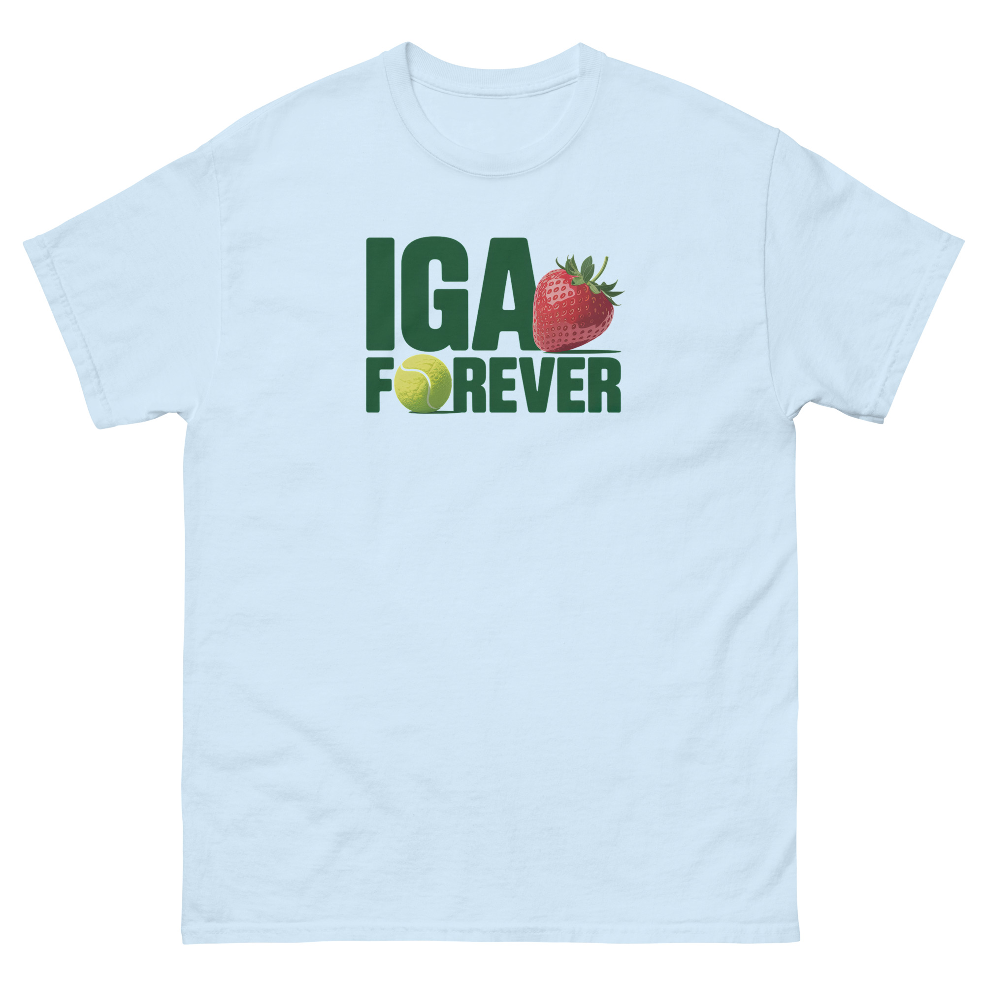 iga forever | tennis superstar | unisex classic tee iga forever | tennis superstar | unisex classic tee