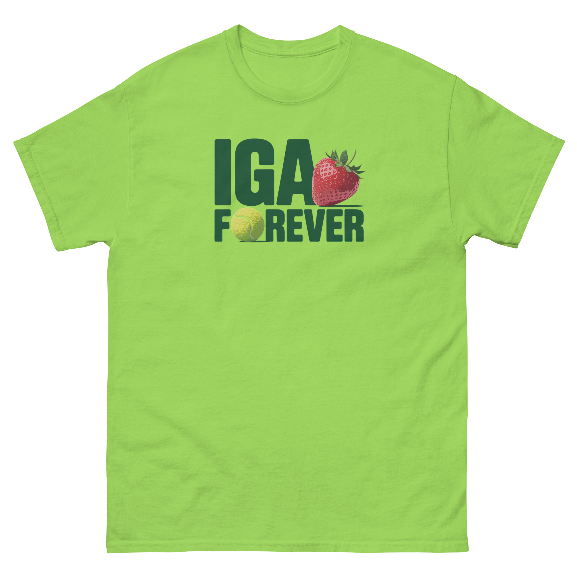iga forever | tennis superstar | unisex classic tee iga forever | tennis superstar | unisex classic tee