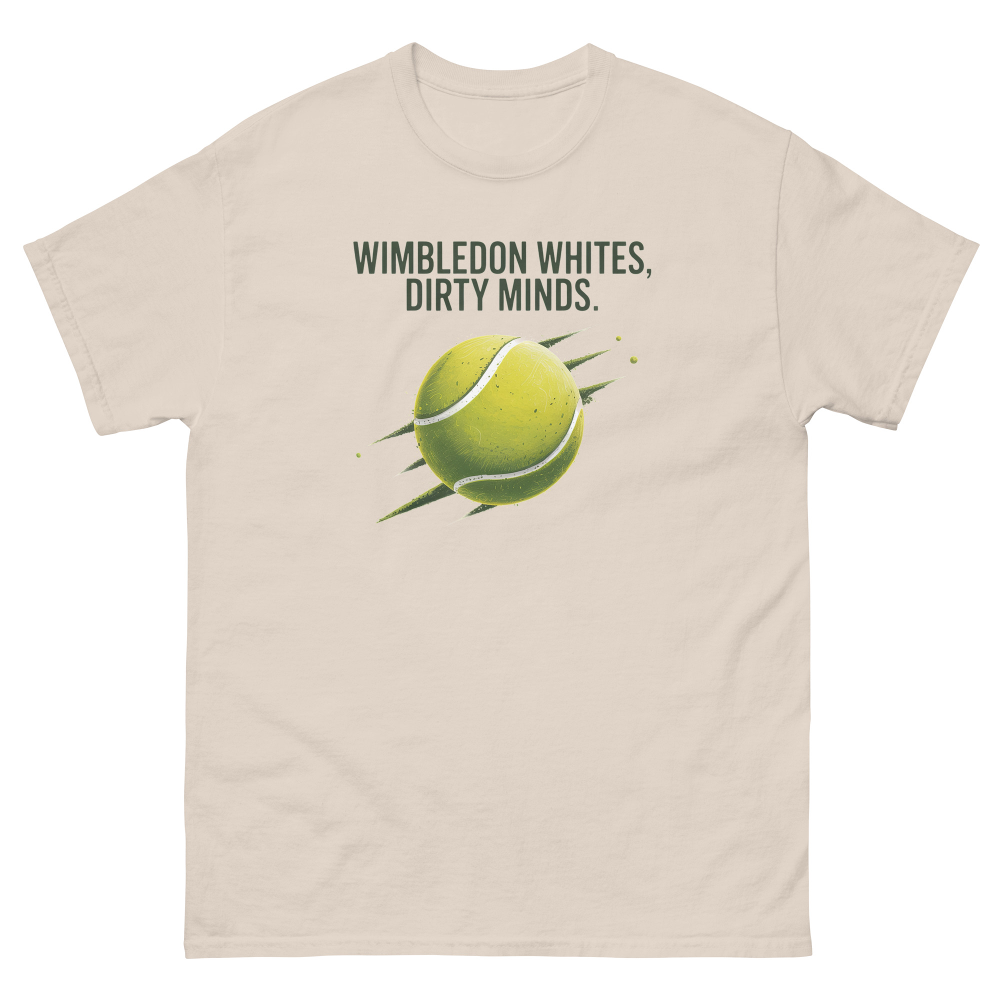 unisex classic tee | wimbledon whites, dirty minds unisex classic tee | wimbledon whites, dirty minds