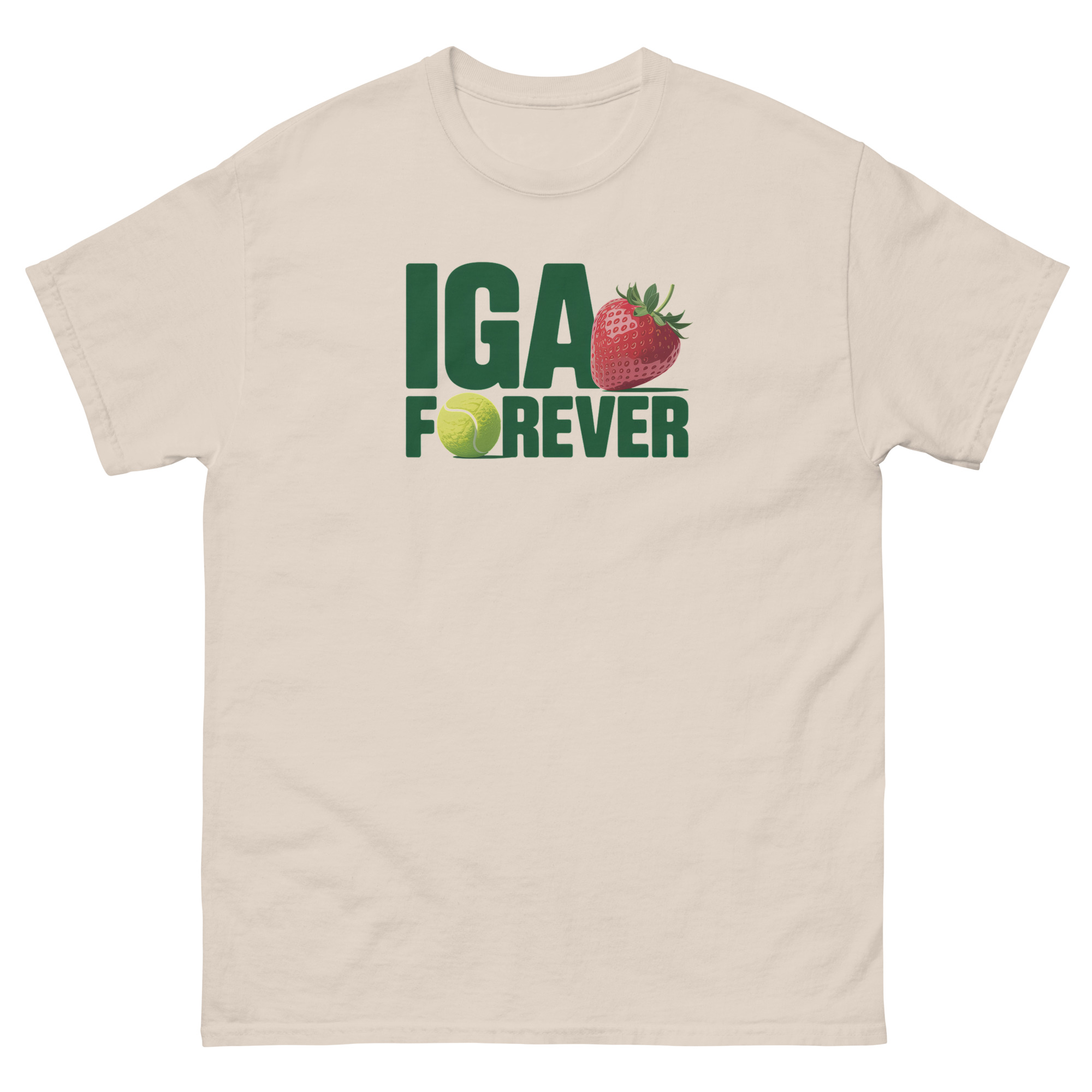 iga forever | tennis superstar | unisex classic tee iga forever | tennis superstar | unisex classic tee