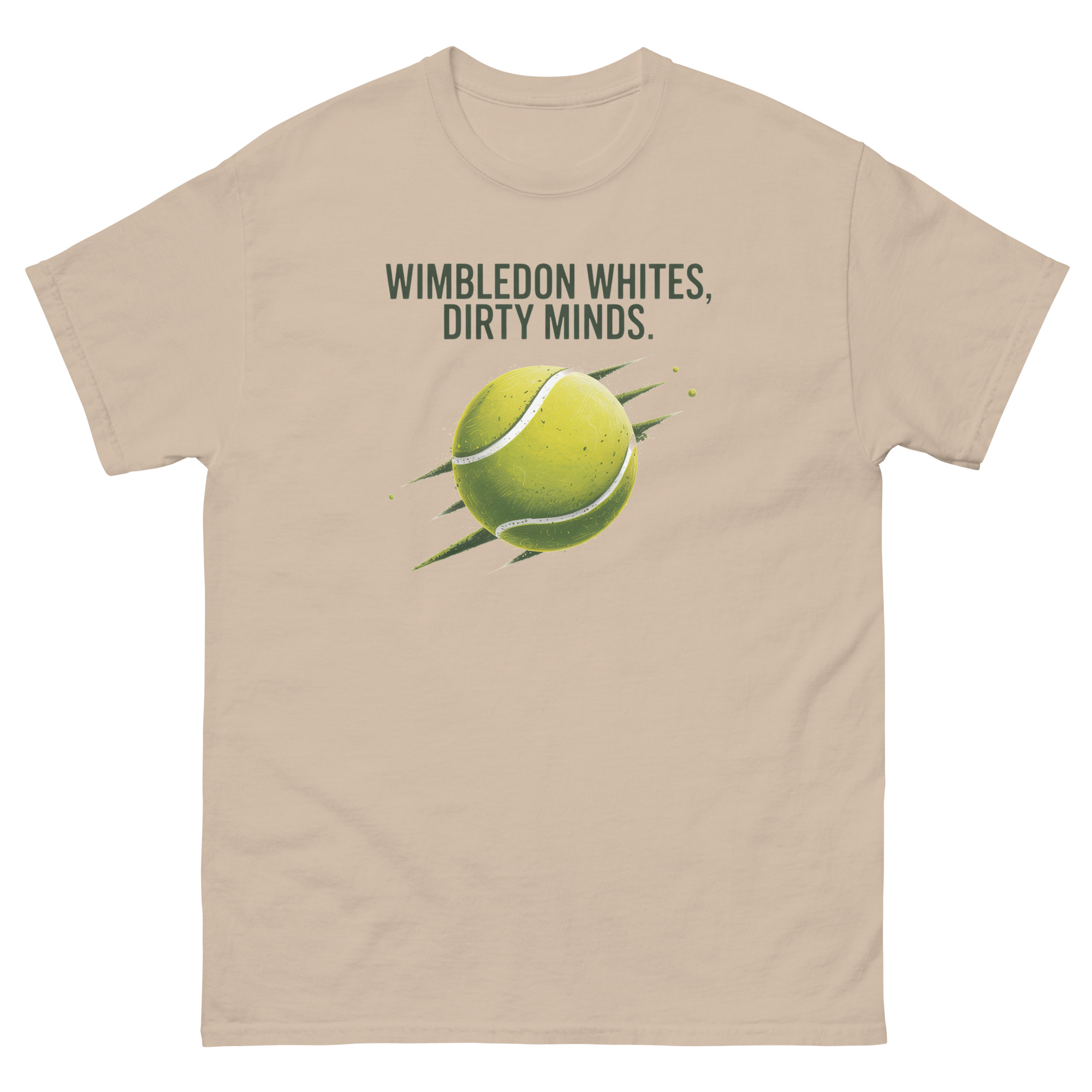 unisex classic tee | wimbledon whites, dirty minds unisex classic tee | wimbledon whites, dirty minds