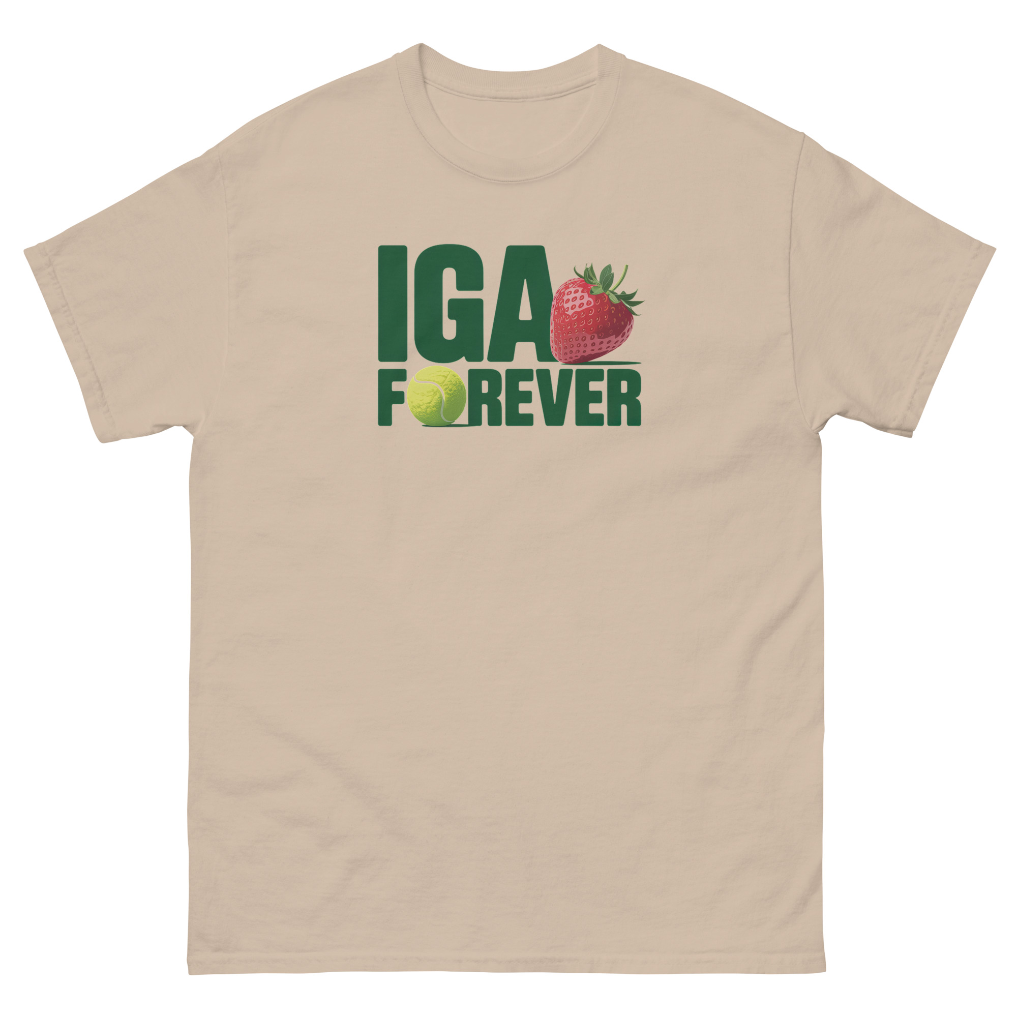 iga forever | tennis superstar | unisex classic tee iga forever | tennis superstar | unisex classic tee