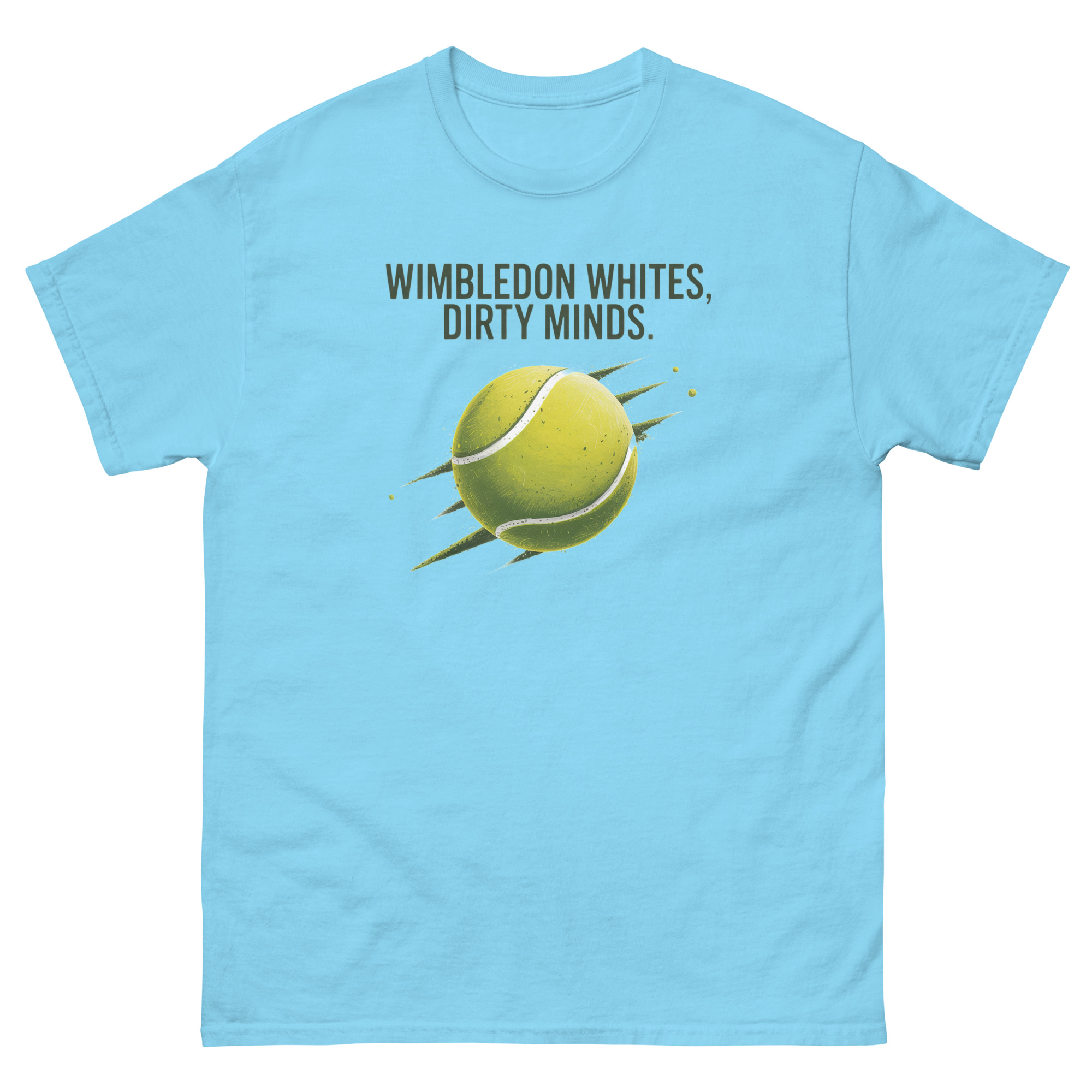 unisex classic tee | wimbledon whites, dirty minds unisex classic tee | wimbledon whites, dirty minds