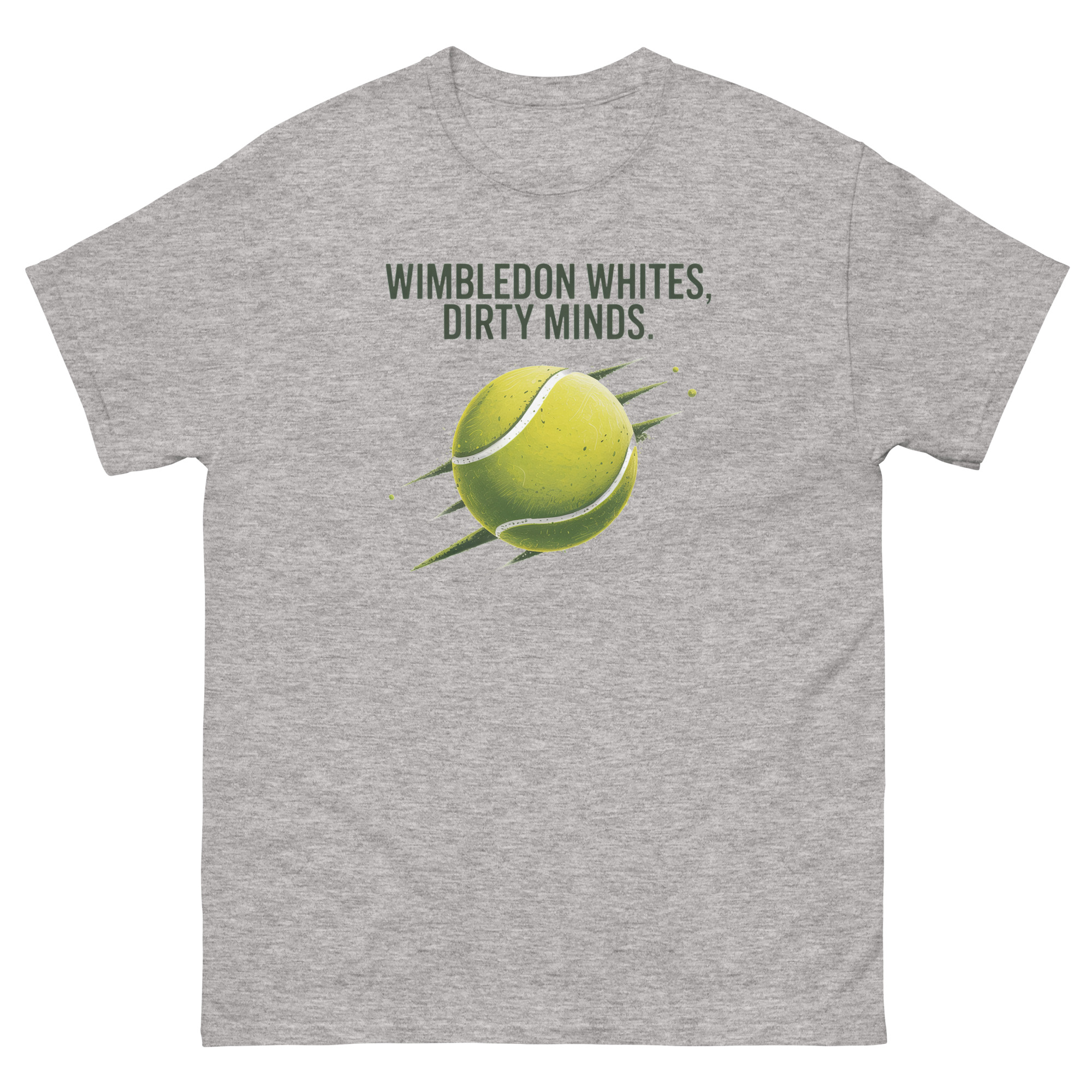 unisex classic tee | wimbledon whites, dirty minds unisex classic tee | wimbledon whites, dirty minds
