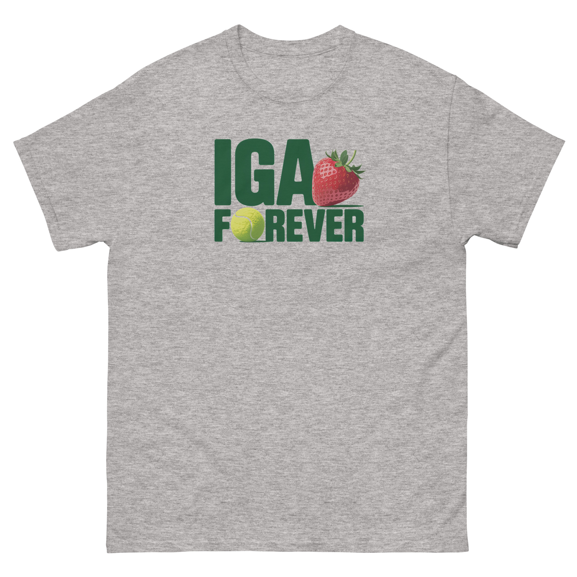 iga forever | tennis superstar | unisex classic tee iga forever | tennis superstar | unisex classic tee