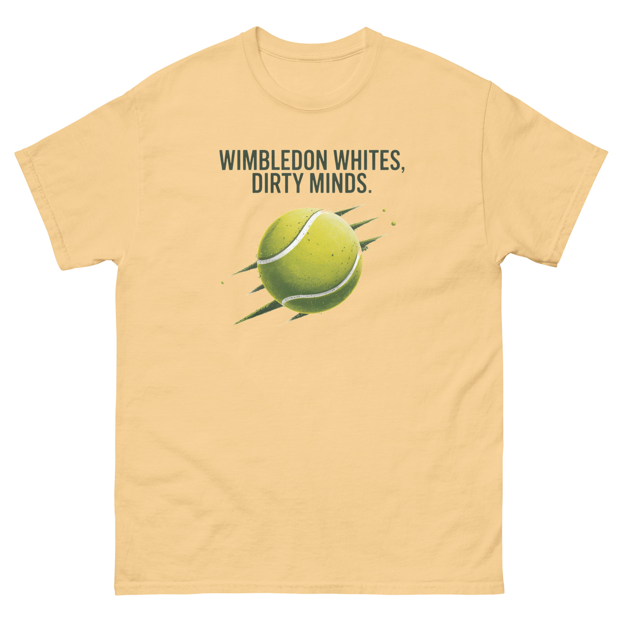 unisex classic tee | wimbledon whites, dirty minds unisex classic tee | wimbledon whites, dirty minds