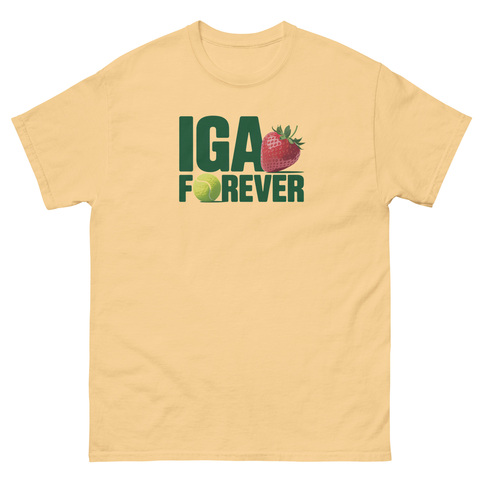 iga forever | tennis superstar | unisex classic tee iga forever | tennis superstar | unisex classic tee