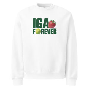 iga forever | tennis superstar | us open | oversized heavyweight sweatshirt