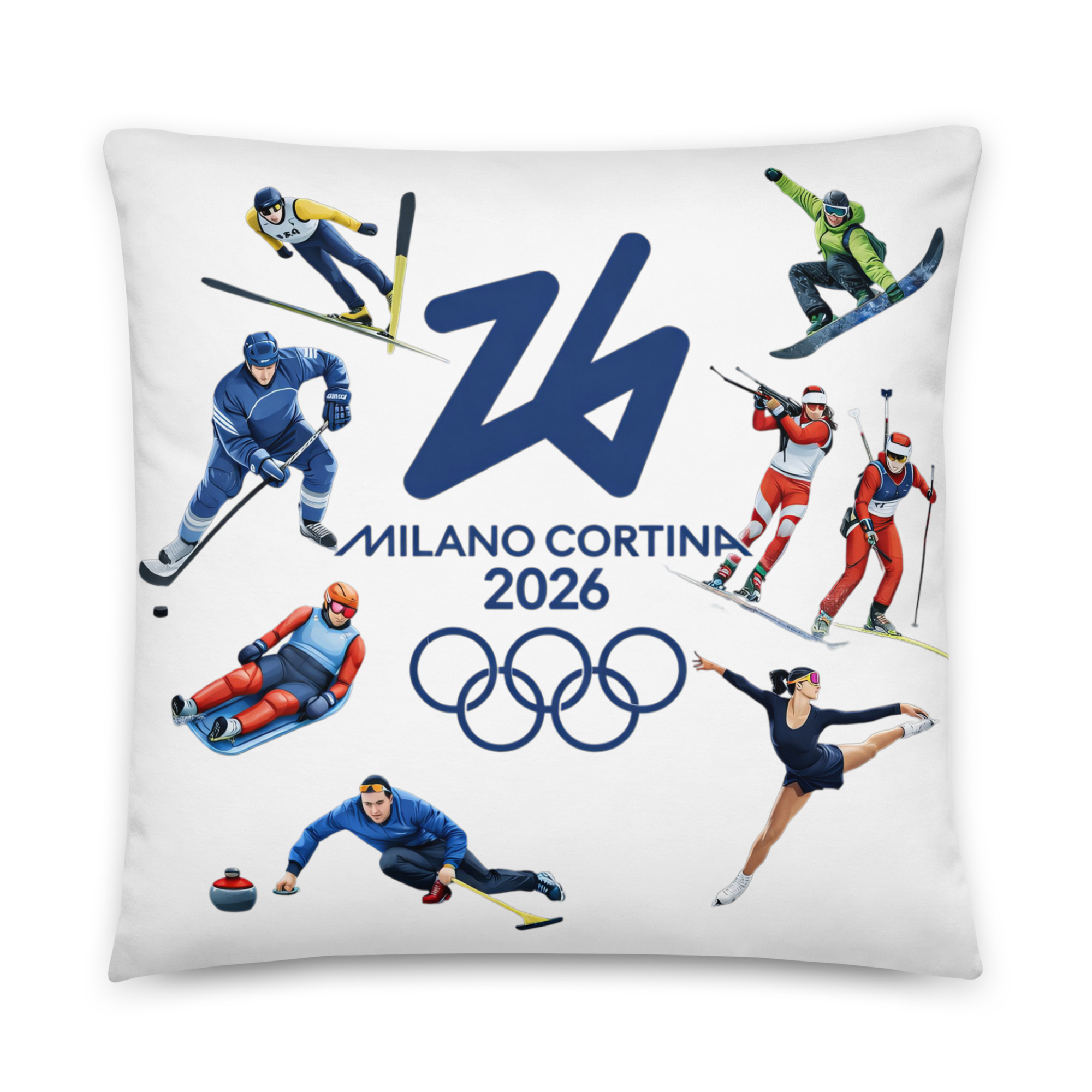 basic pillow | milano cortina 2026 winter olympics sports energy basic pillow | milano cortina 2026 winter olympics sports energy