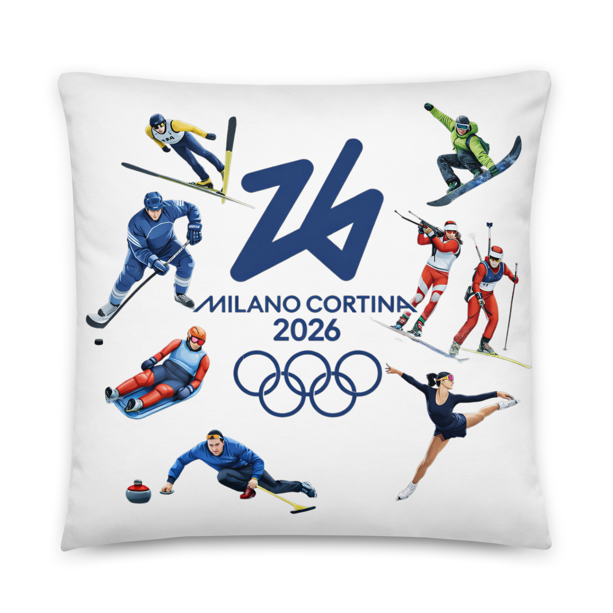 basic pillow | milano cortina 2026 winter olympics sports energy basic pillow | milano cortina 2026 winter olympics sports energy