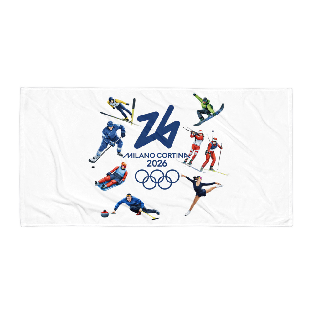 towel | milano cortina 2026 winter olympics sports energy towel | milano cortina 2026 winter olympics sports energy
