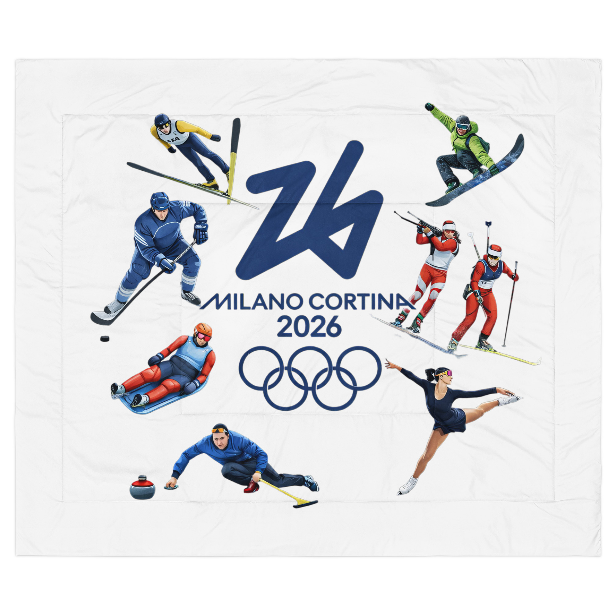 comforter | milano cortina 2026 winter olympics sports energy comforter | milano cortina 2026 winter olympics sports energy