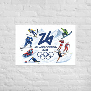 poster | milano cortina 2026 winter olympics sports energy