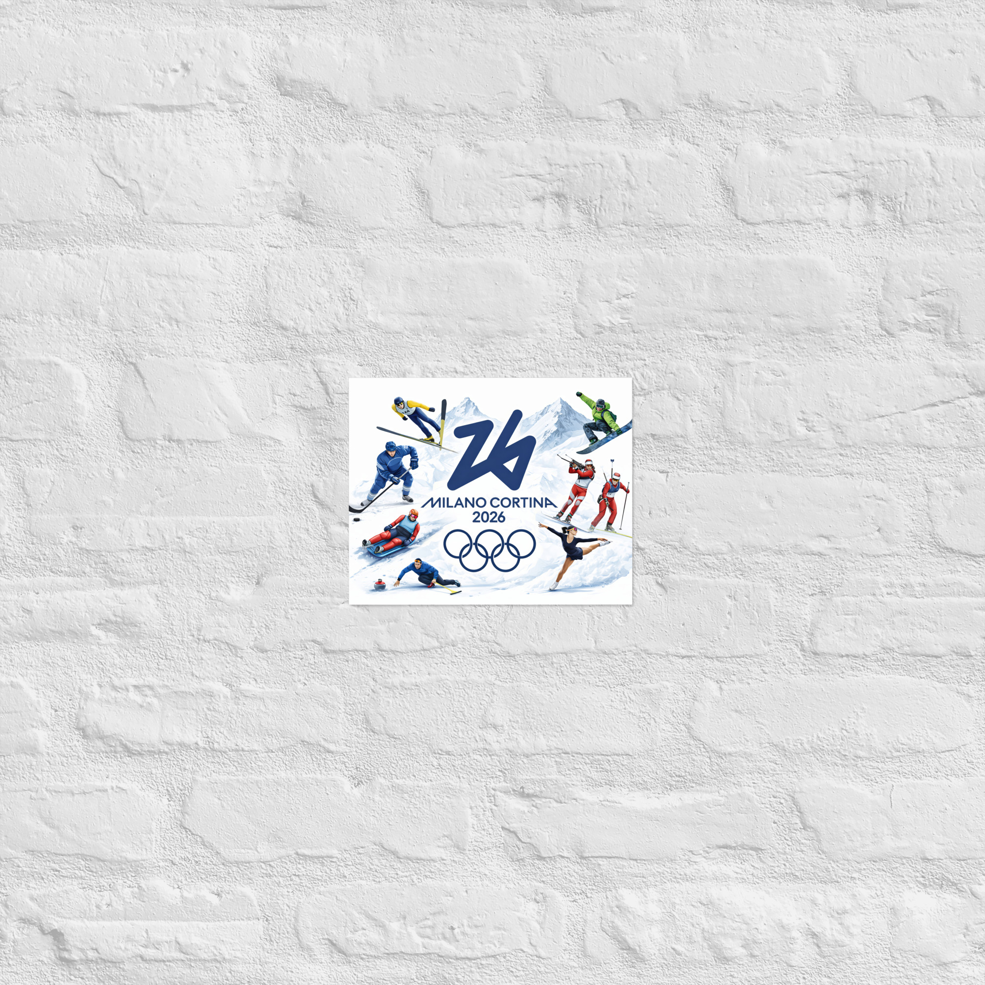 poster | milano cortina 2026 winter olympics sports energy poster | milano cortina 2026 winter olympics sports energy