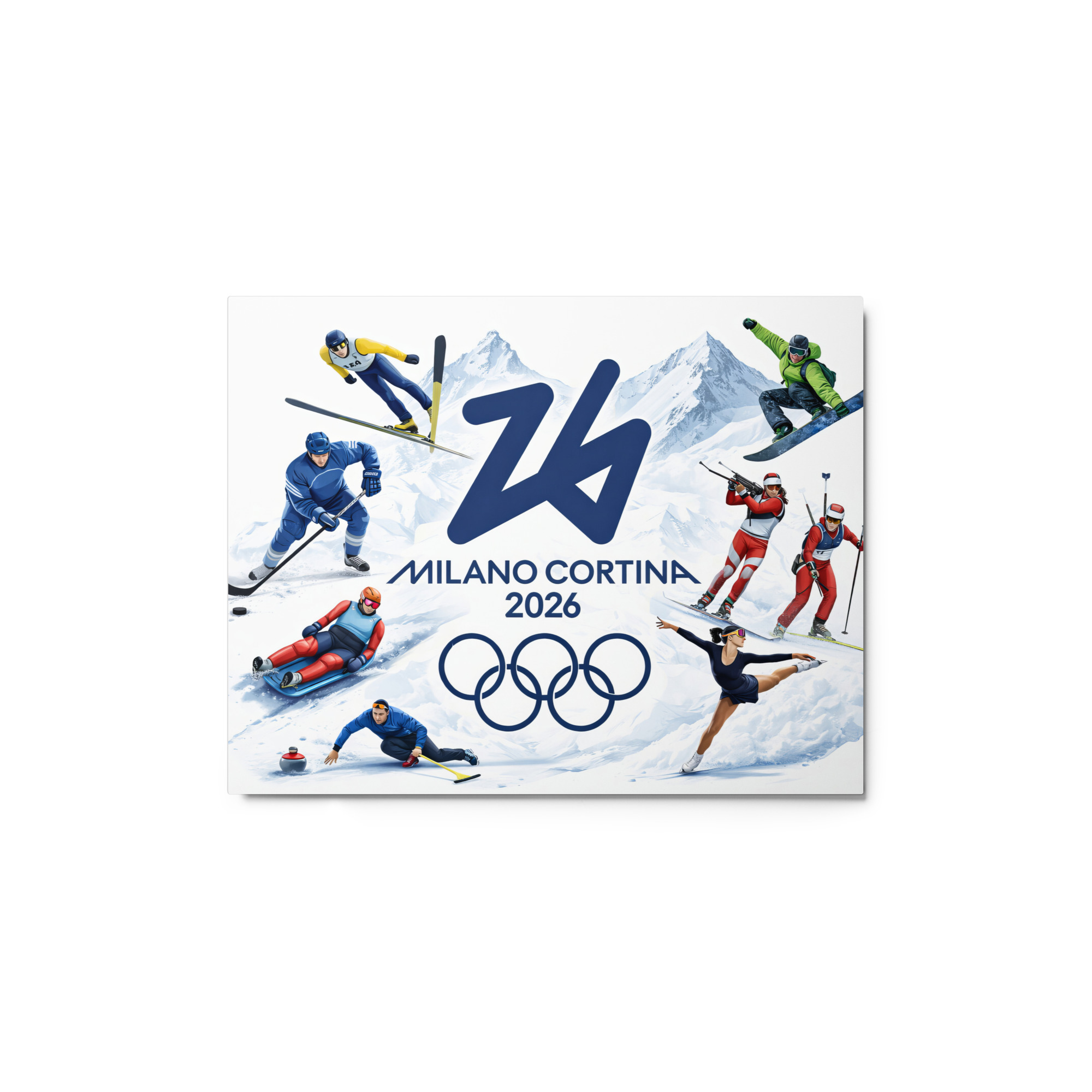 metal prints | milano cortina 2026 winter olympics sports energy metal prints | milano cortina 2026 winter olympics sports energy