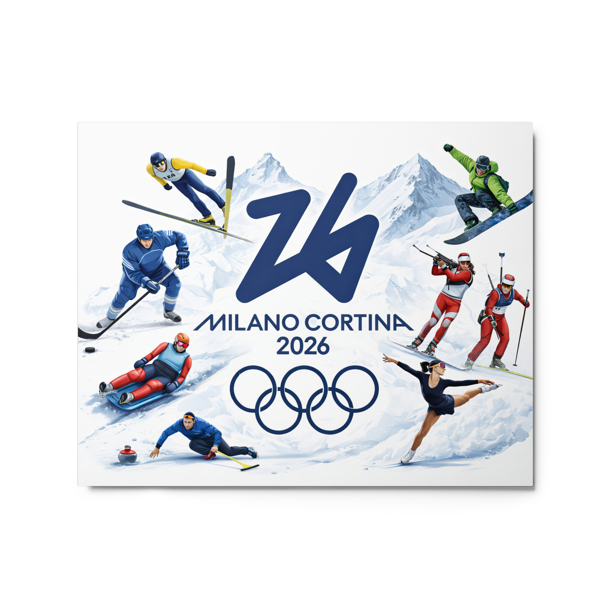 metal prints | milano cortina 2026 winter olympics sports energy metal prints | milano cortina 2026 winter olympics sports energy