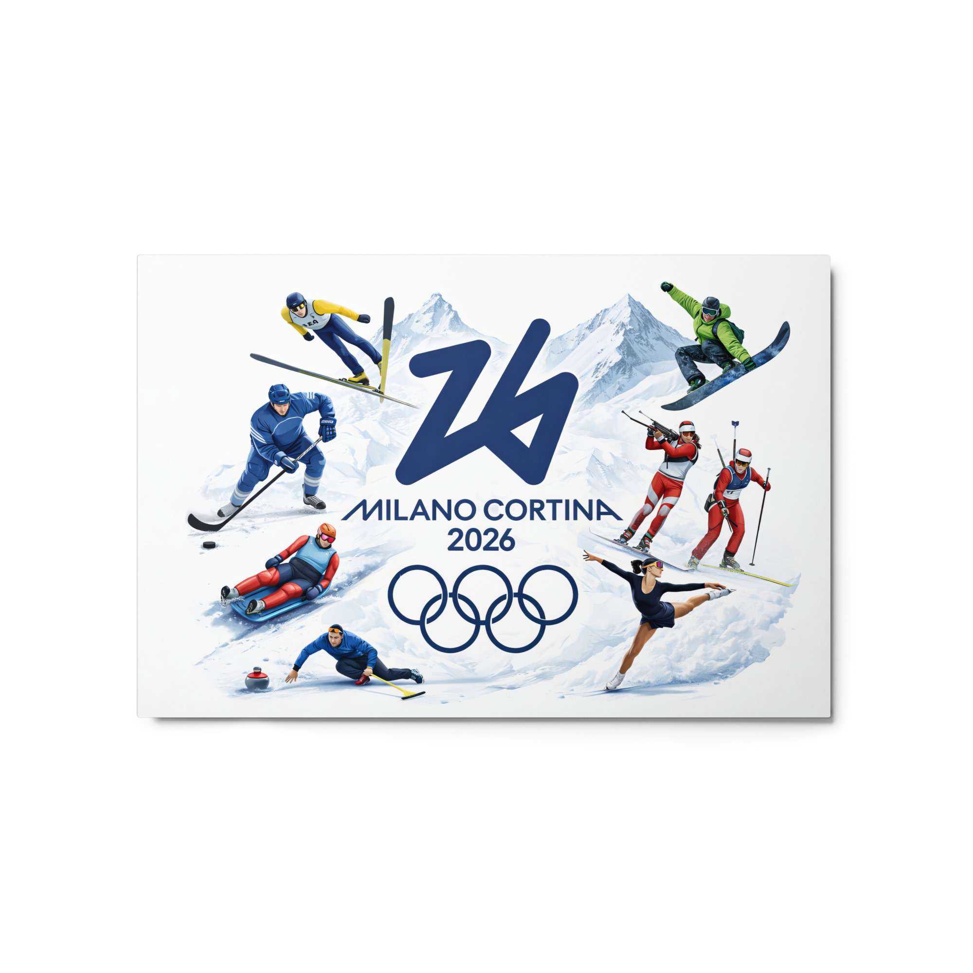 metal prints | milano cortina 2026 winter olympics sports energy metal prints | milano cortina 2026 winter olympics sports energy