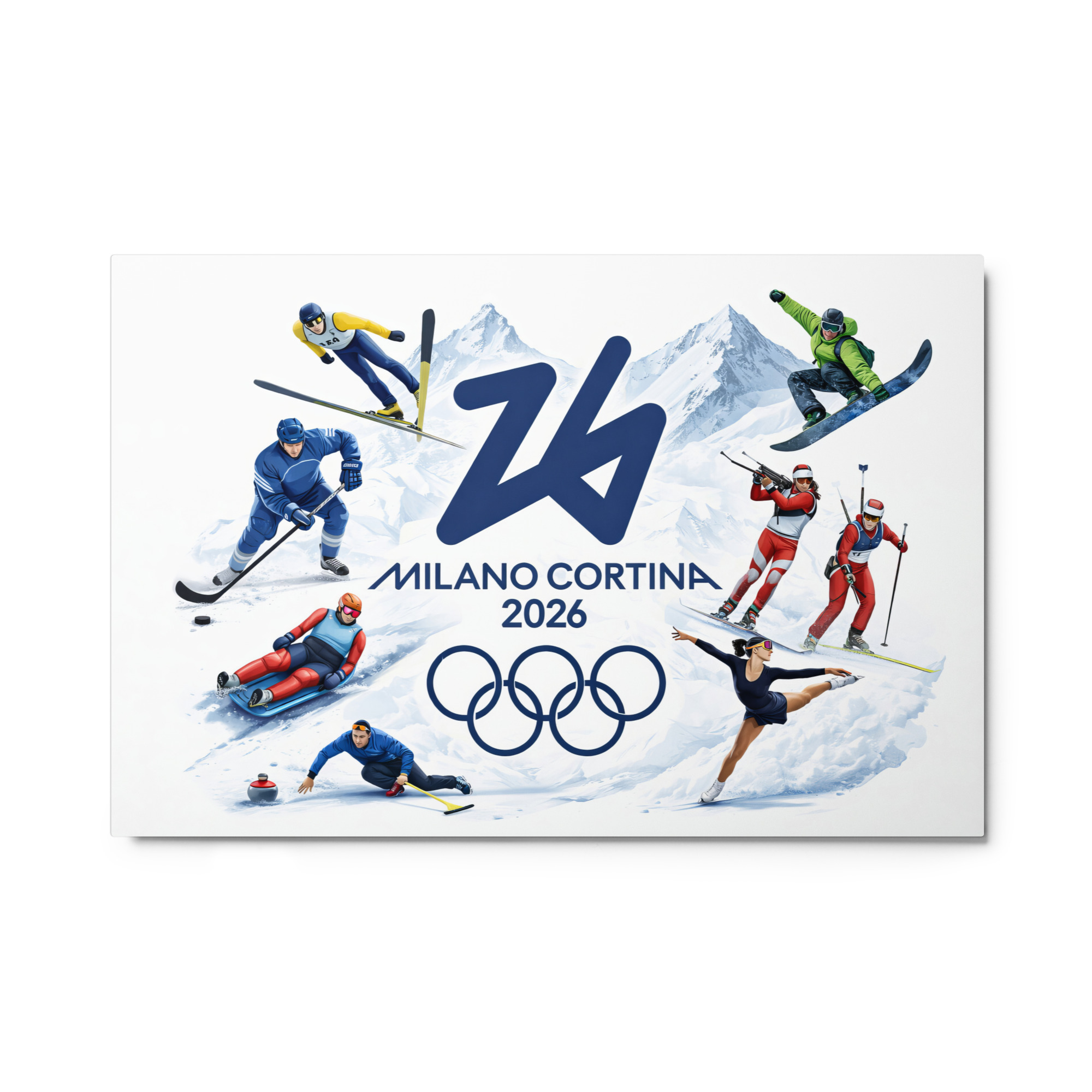 metal prints | milano cortina 2026 winter olympics sports energy metal prints | milano cortina 2026 winter olympics sports energy