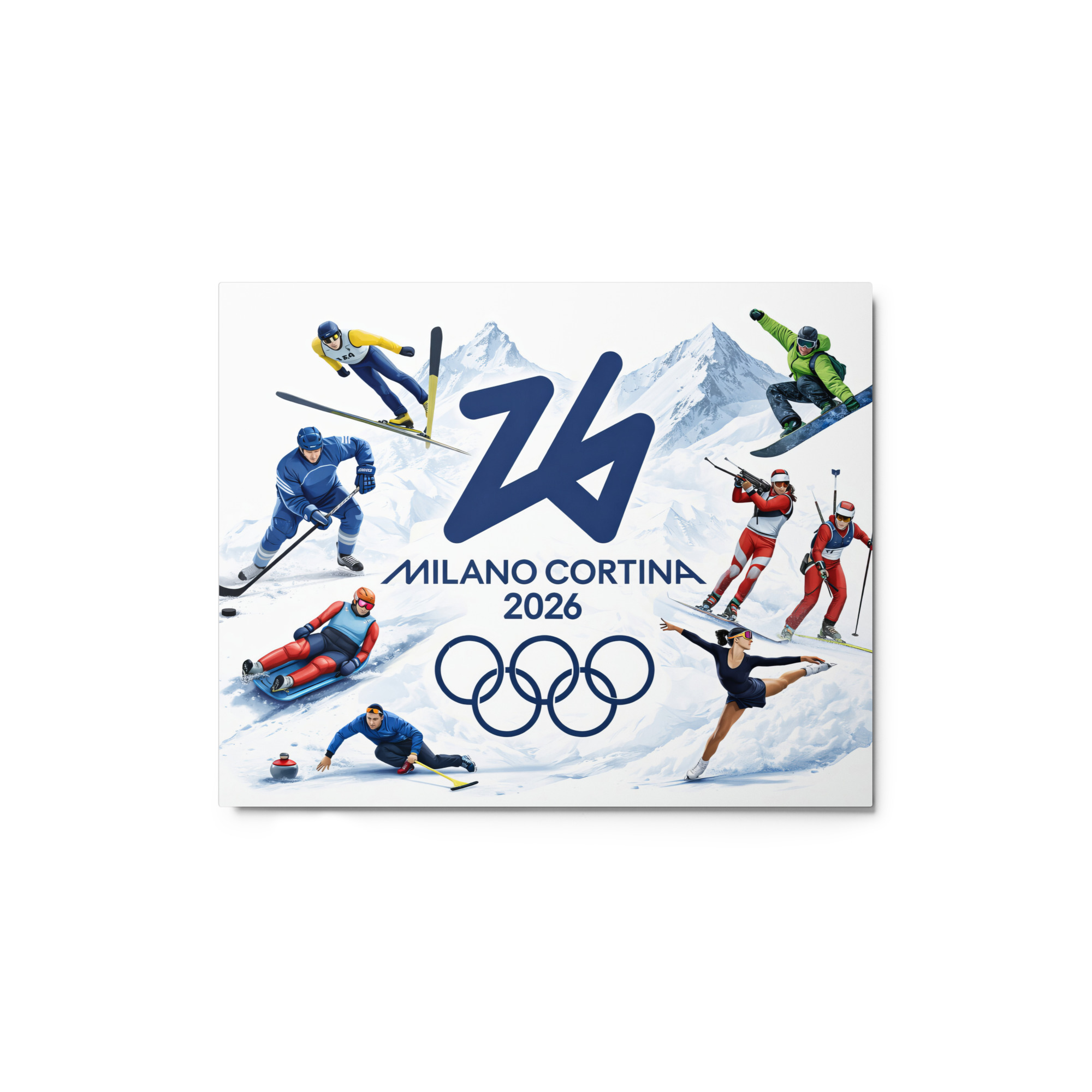 metal prints | milano cortina 2026 winter olympics sports energy metal prints | milano cortina 2026 winter olympics sports energy