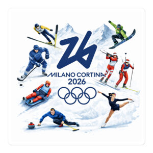 bubble free stickers | milano cortina 2026 winter olympics sports energy