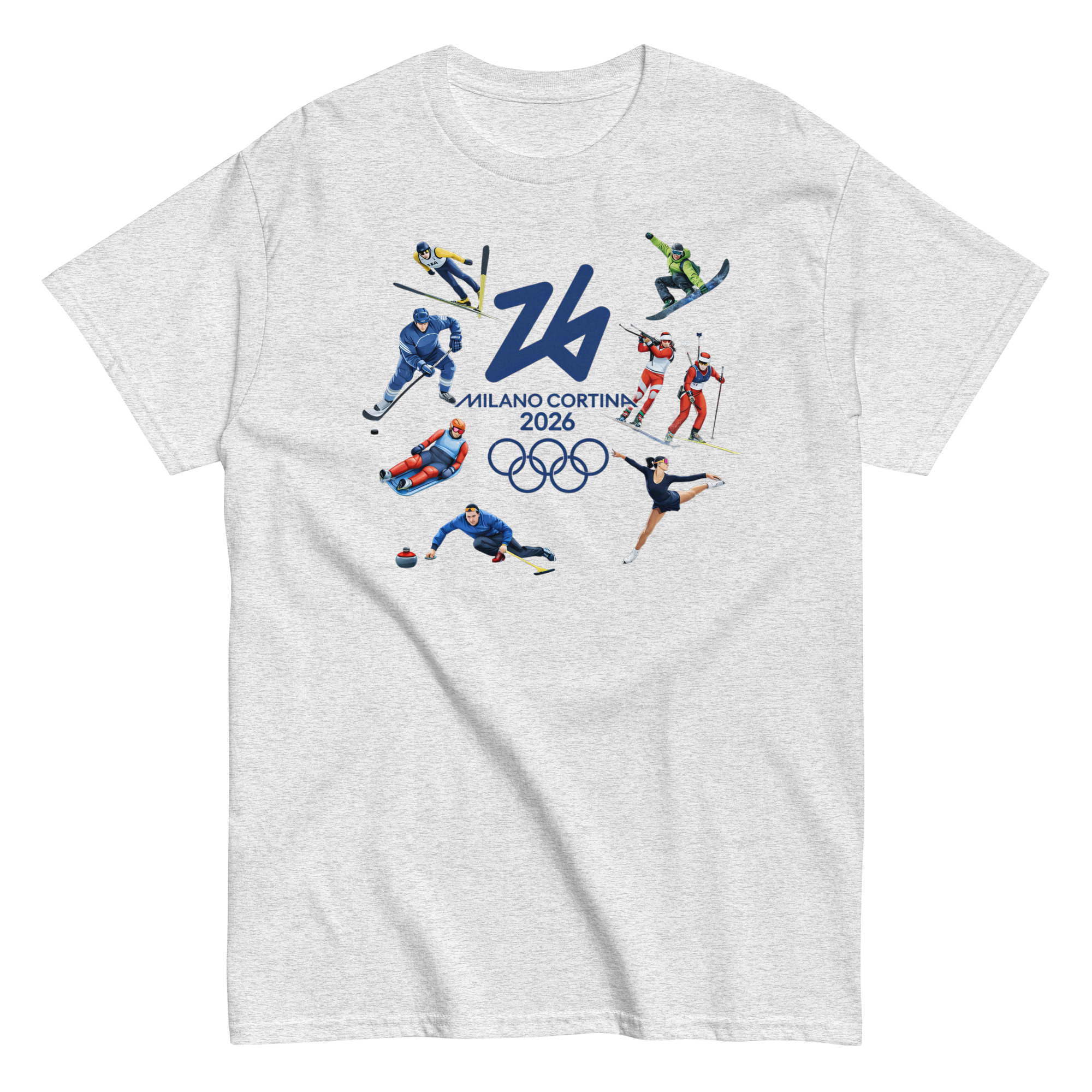unisex classic tee | milano cortina 2026 winter olympics sports energy unisex classic tee | milano cortina 2026 winter olympics sports energy
