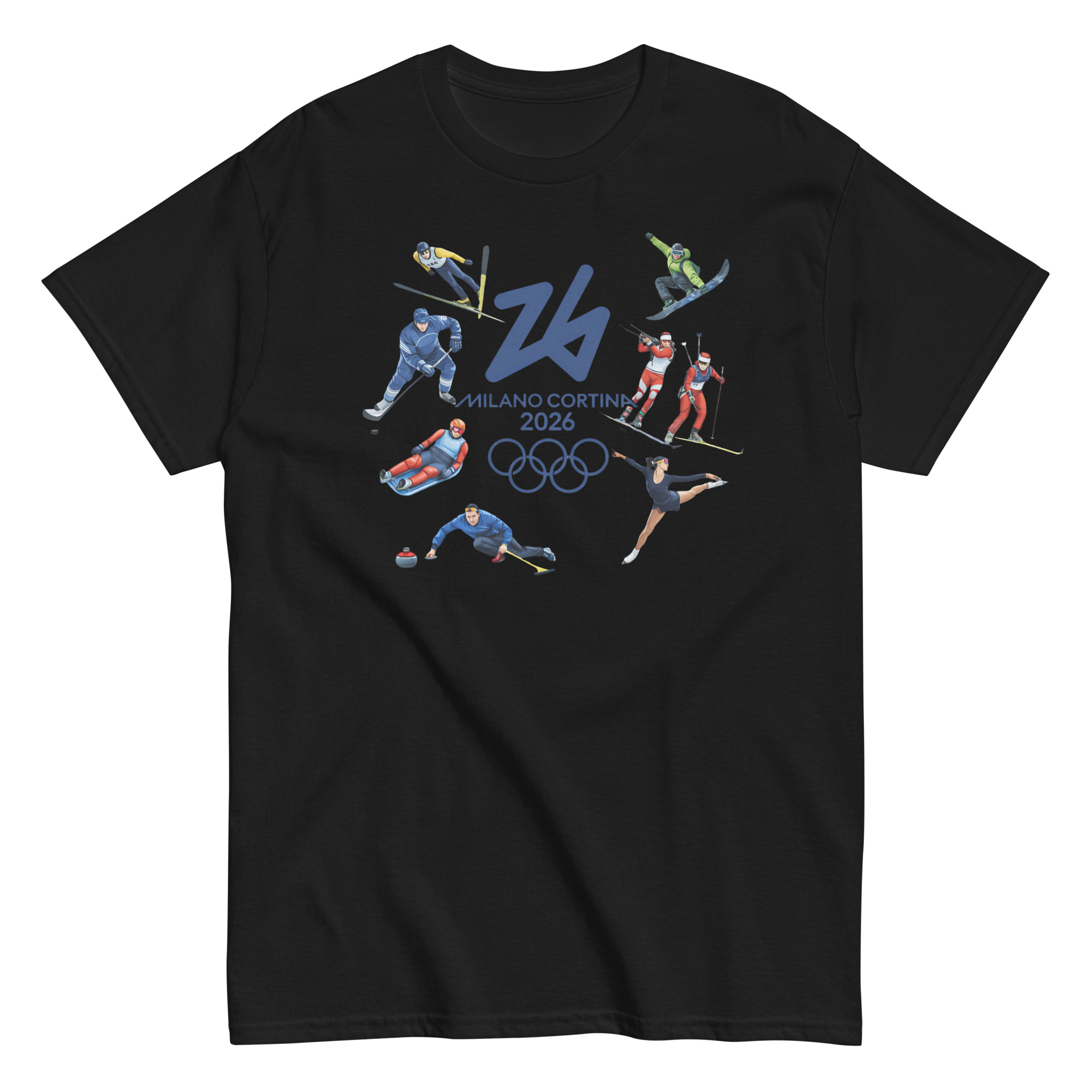 unisex classic tee | milano cortina 2026 winter olympics sports energy unisex classic tee | milano cortina 2026 winter olympics sports energy