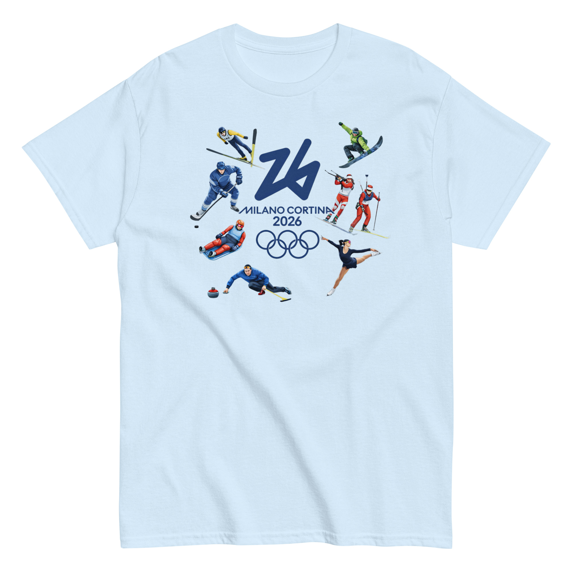 unisex classic tee | milano cortina 2026 winter olympics sports energy unisex classic tee | milano cortina 2026 winter olympics sports energy