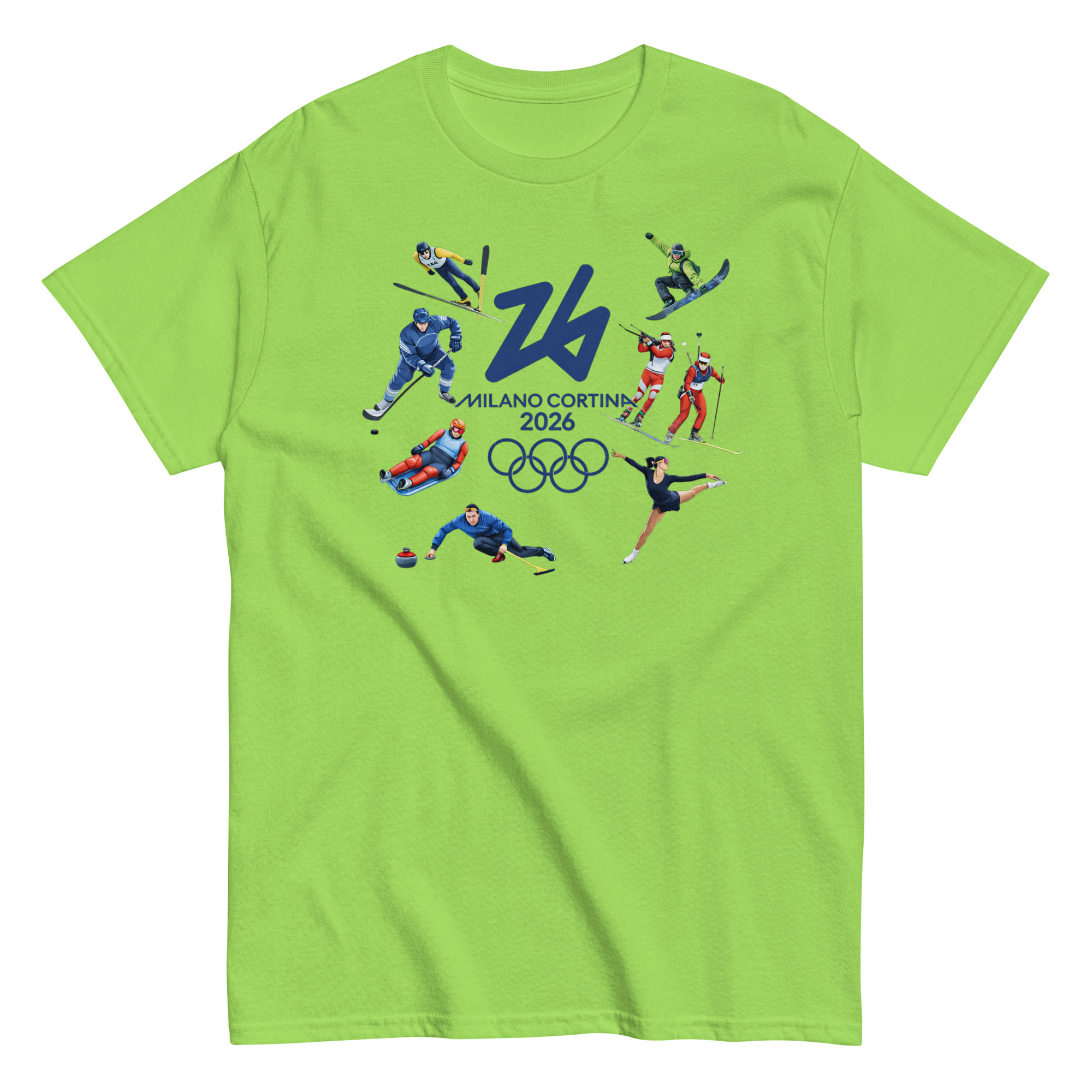 unisex classic tee | milano cortina 2026 winter olympics sports energy unisex classic tee | milano cortina 2026 winter olympics sports energy