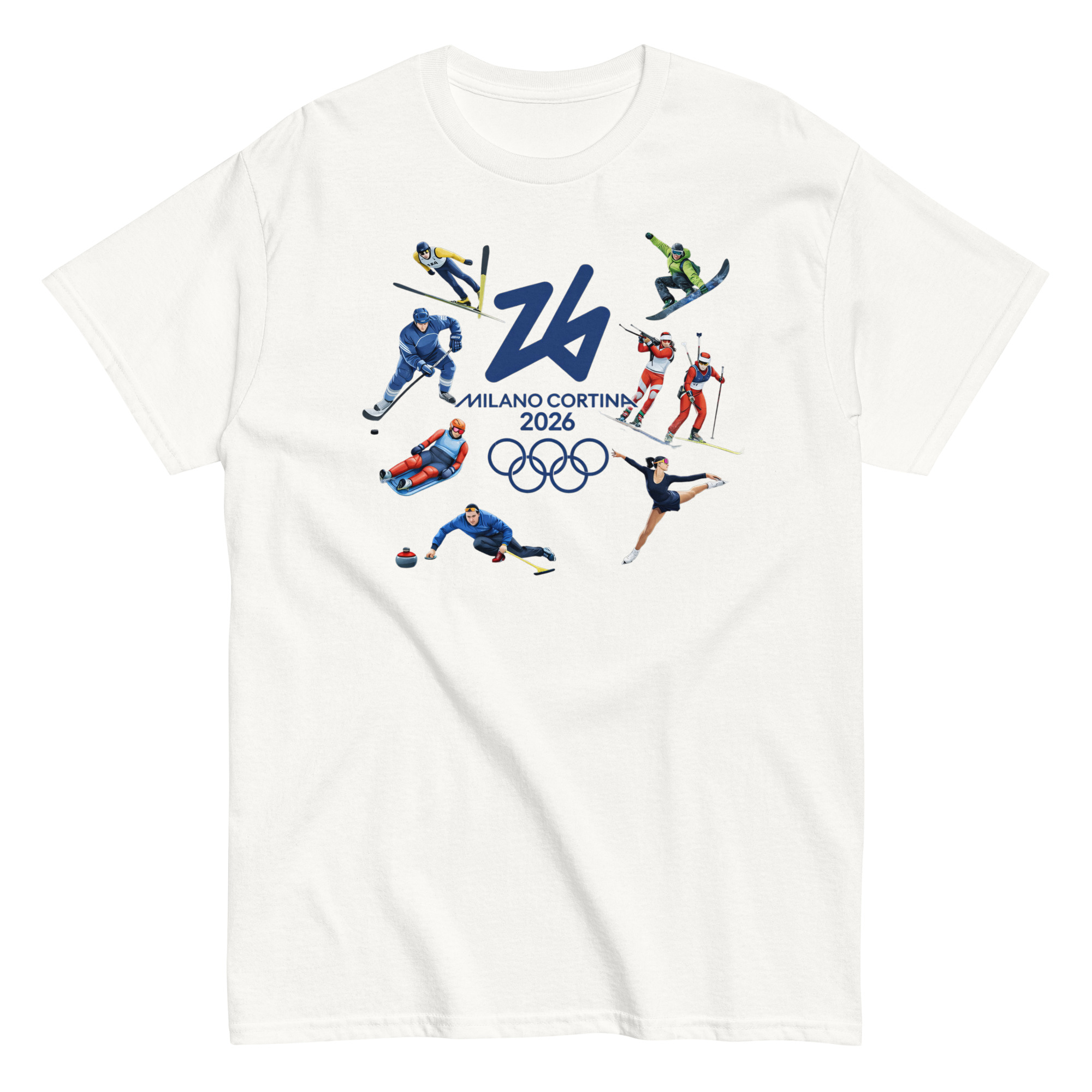 unisex classic tee | milano cortina 2026 winter olympics sports energy unisex classic tee | milano cortina 2026 winter olympics sports energy