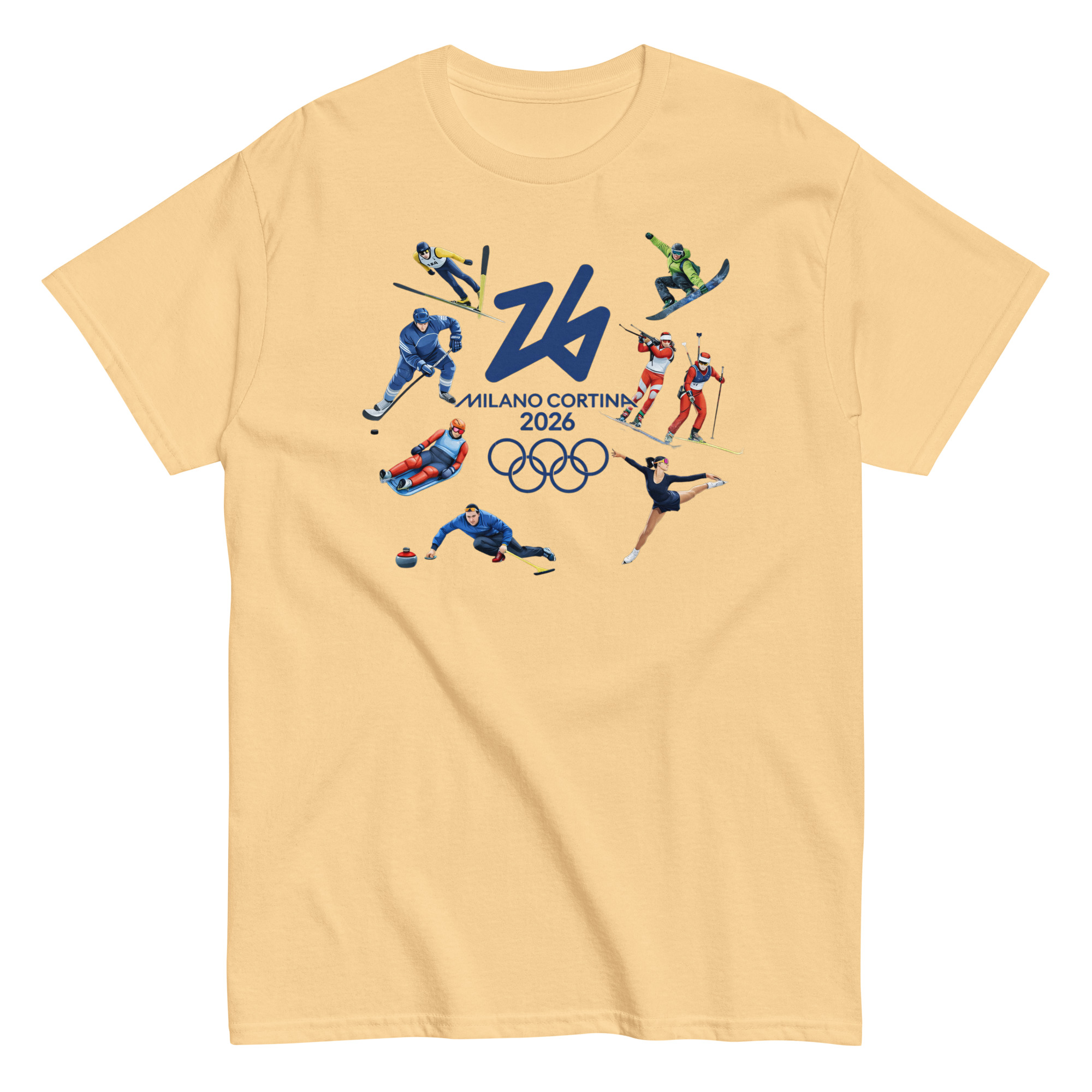unisex classic tee | milano cortina 2026 winter olympics sports energy unisex classic tee | milano cortina 2026 winter olympics sports energy