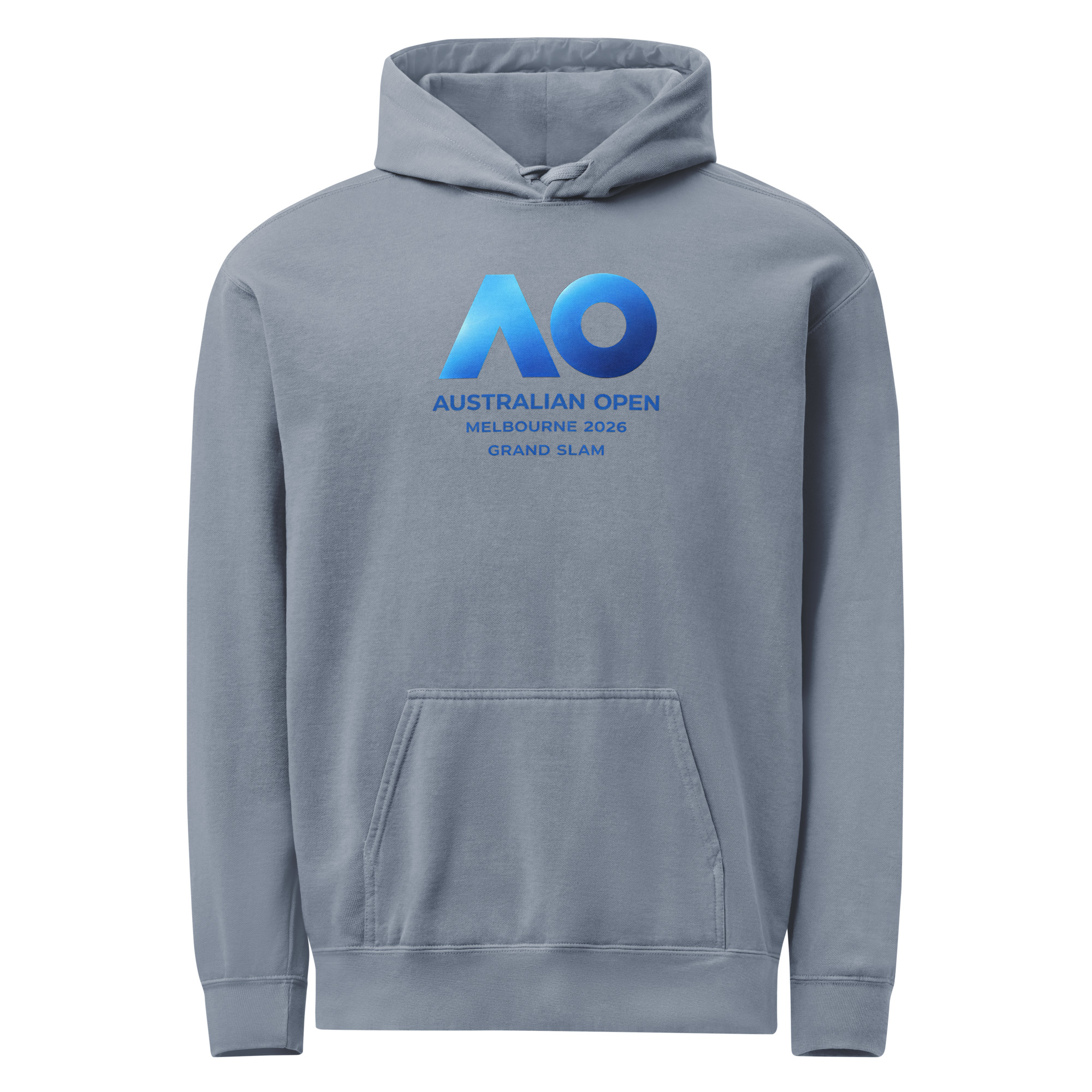 unisex garment dyed hoodie | australian open melbourne 2026 grand slam unisex garment dyed hoodie | australian open melbourne 2026 grand slam