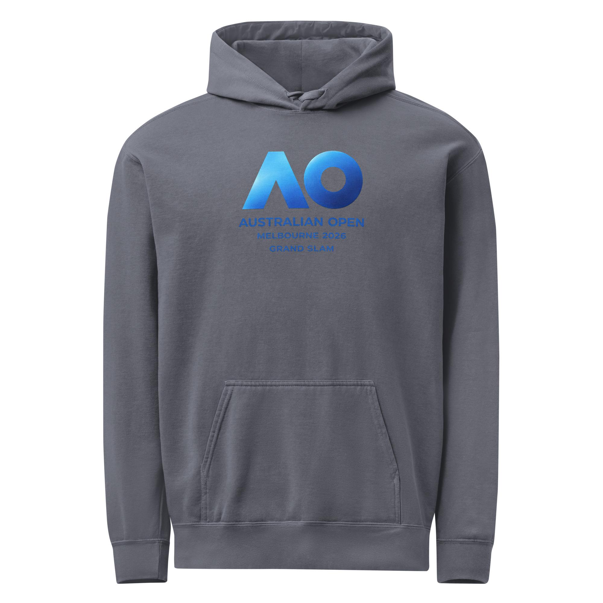 unisex garment dyed hoodie | australian open melbourne 2026 grand slam unisex garment dyed hoodie | australian open melbourne 2026 grand slam