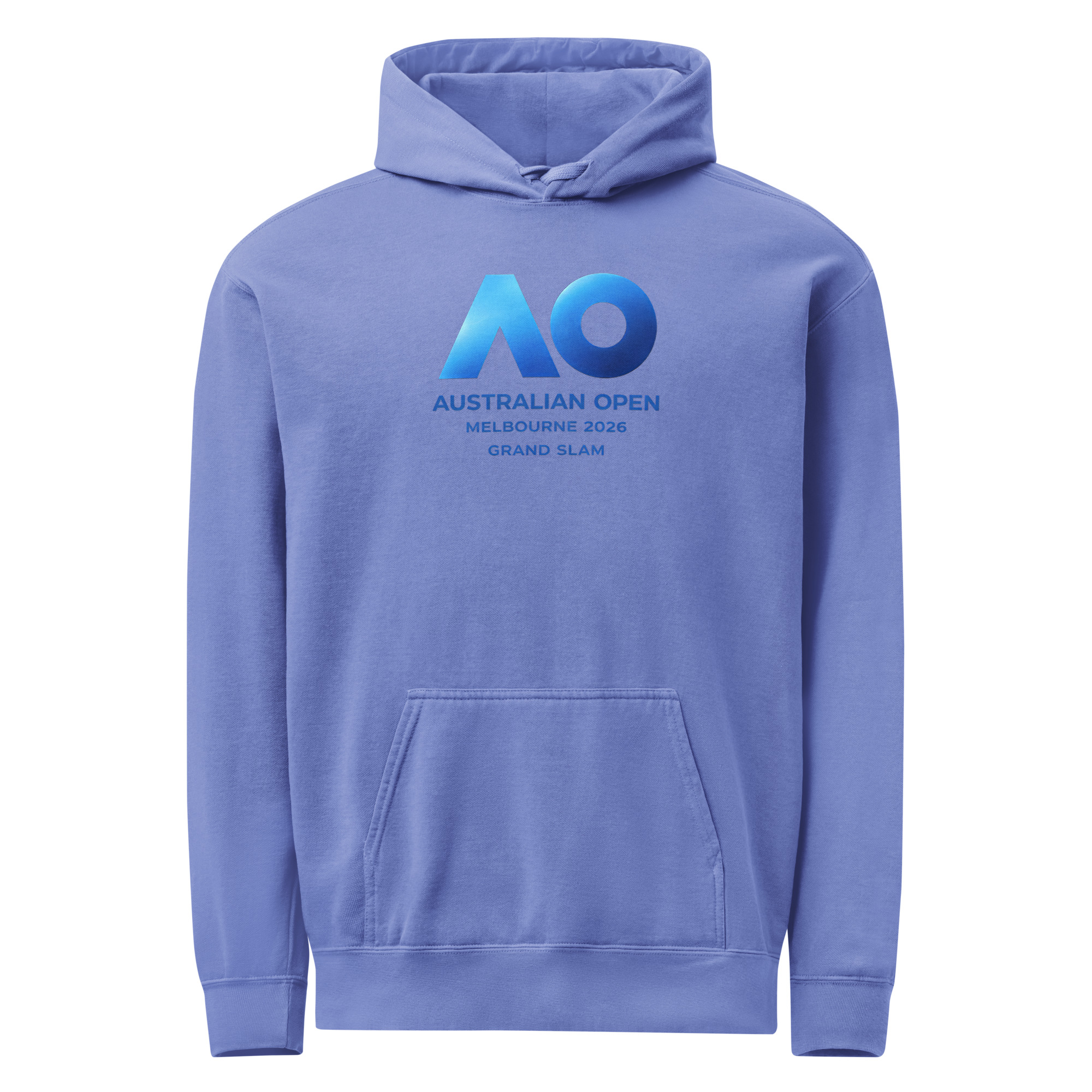 unisex garment dyed hoodie | australian open melbourne 2026 grand slam unisex garment dyed hoodie | australian open melbourne 2026 grand slam