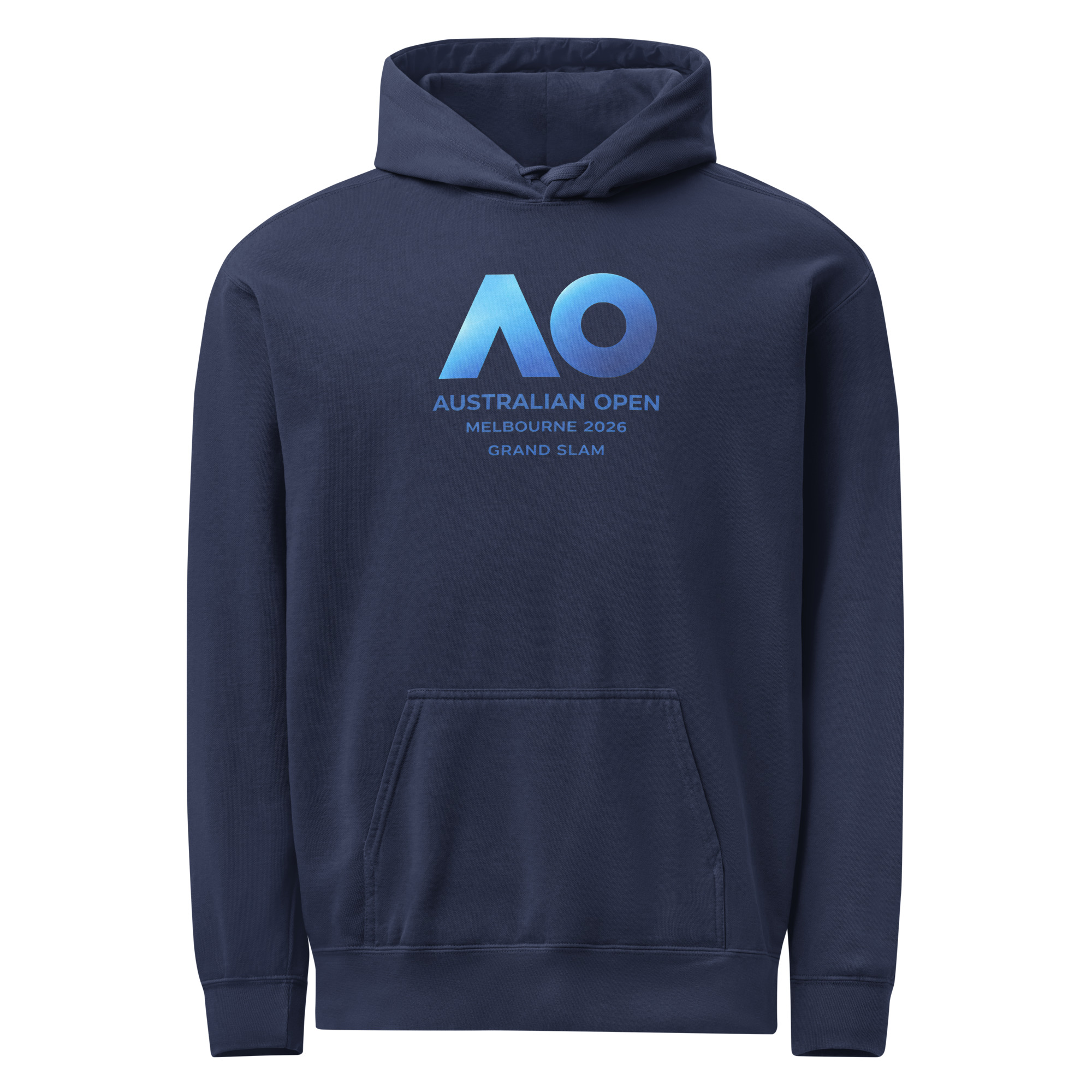 unisex garment dyed hoodie | australian open melbourne 2026 grand slam unisex garment dyed hoodie | australian open melbourne 2026 grand slam