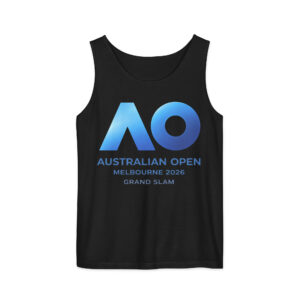 unisex garment dyed tank top | australian open melbourne 2026 grand slam