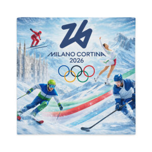 premium pillow case | milano cortina 2026 winter olympics sports energy