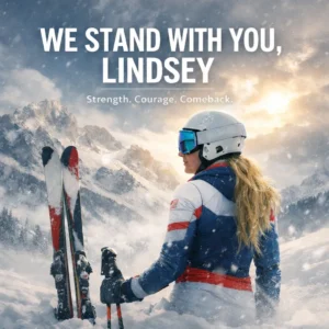 We stand with you, Lindsey