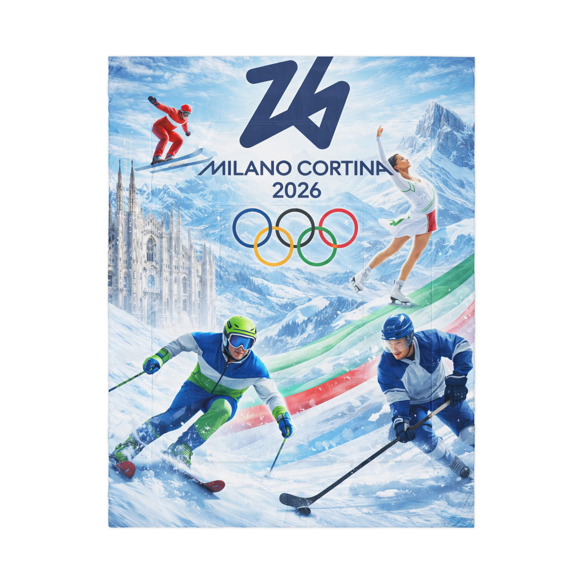 comforter | milano cortina 2026 winter olympics sports energy comforter | milano cortina 2026 winter olympics sports energy