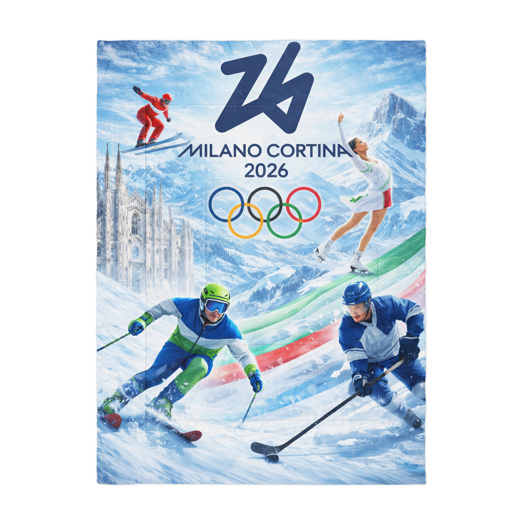 comforter | milano cortina 2026 winter olympics sports energy comforter | milano cortina 2026 winter olympics sports energy