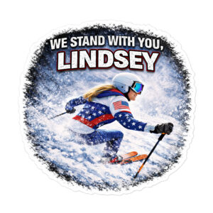 die cut stickers | we stand with you, lindsey