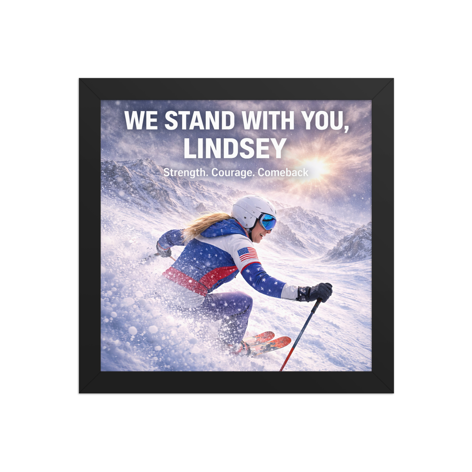 framed poster | we stand with you, lindsey framed poster | we stand with you, lindsey