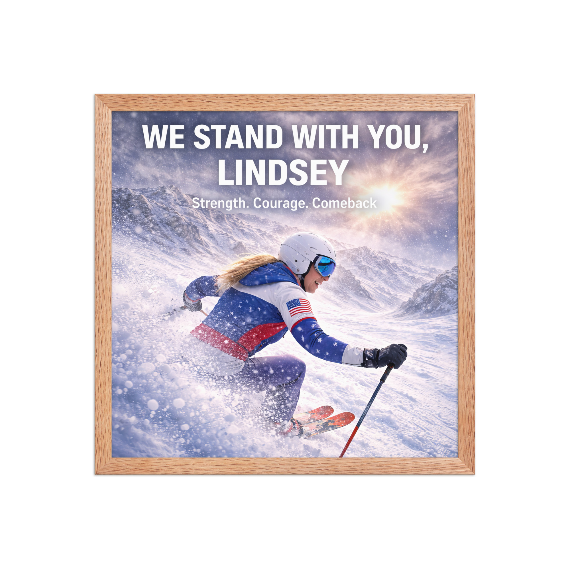 framed poster | we stand with you, lindsey framed poster | we stand with you, lindsey