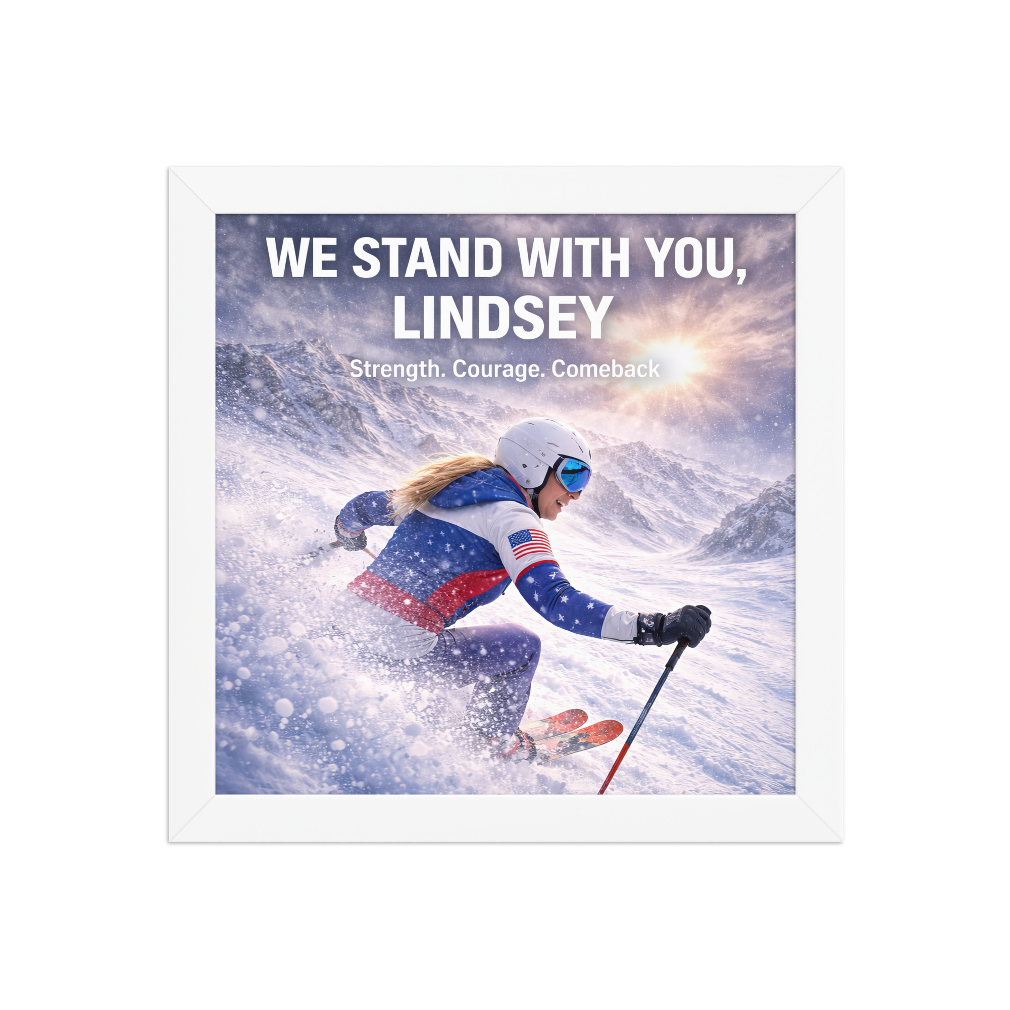 framed poster | we stand with you, lindsey framed poster | we stand with you, lindsey